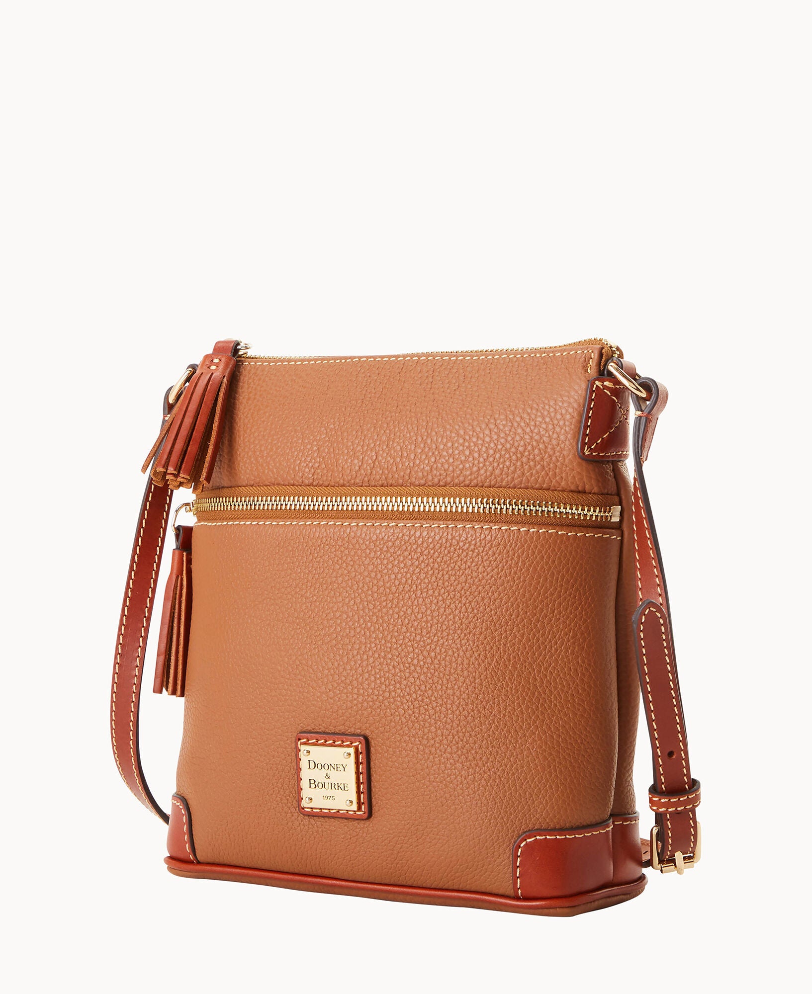Pebble Grain Small Tassel Crossbody - Image 12