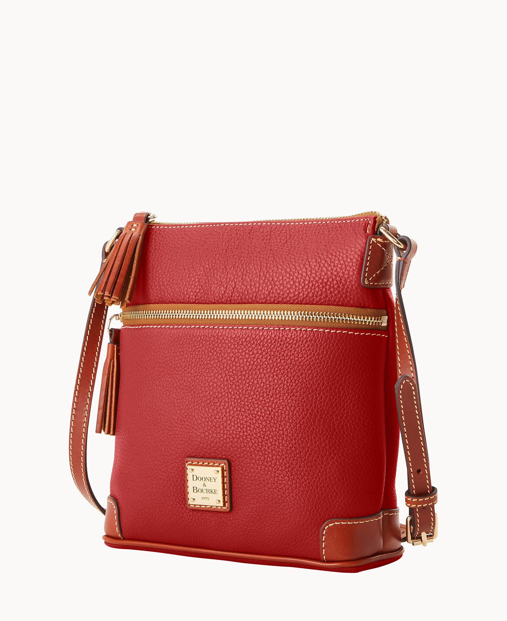 Pebble Grain Small Tassel Crossbody - Image 5