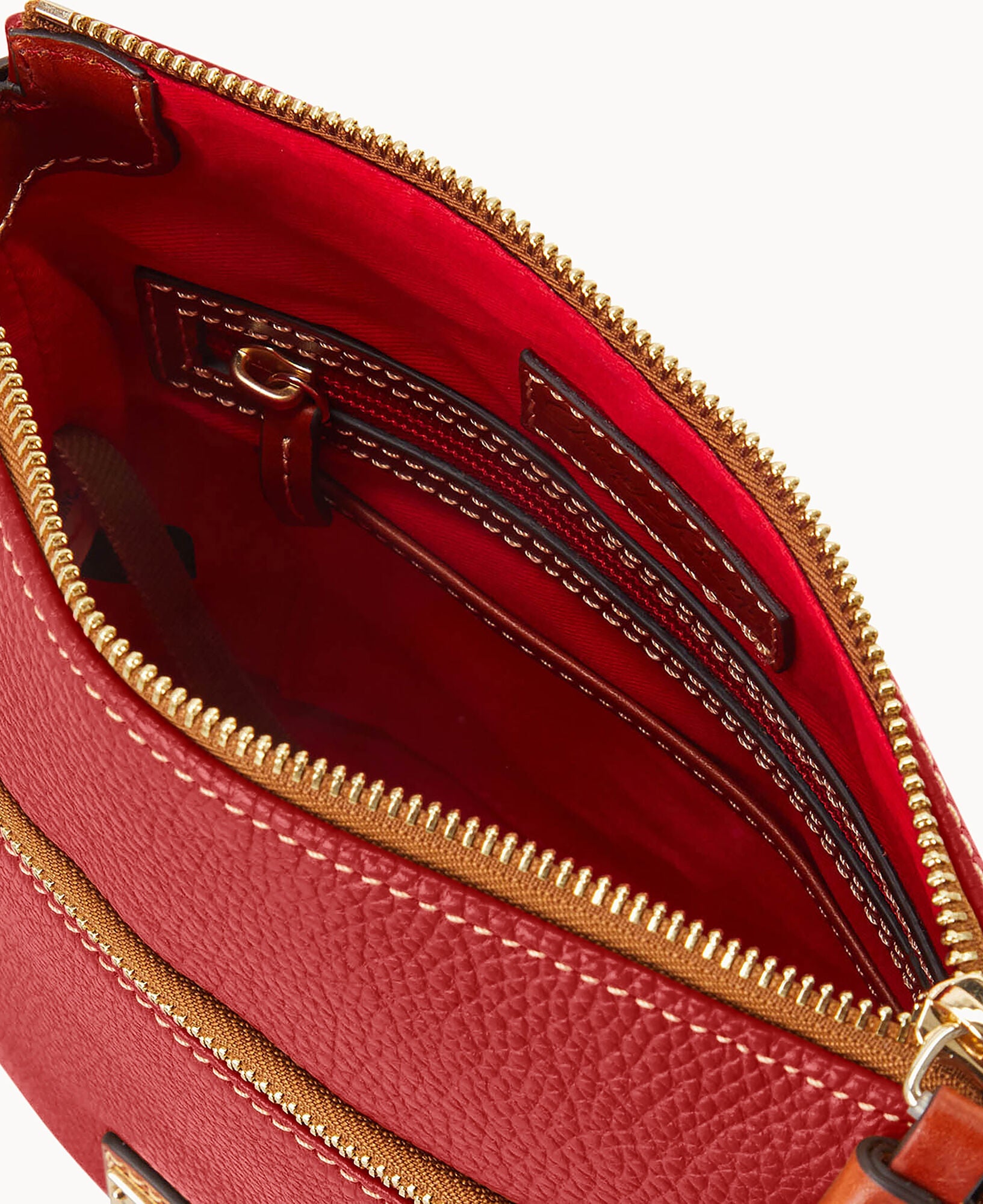Pebble Grain Small Tassel Crossbody - Image 6