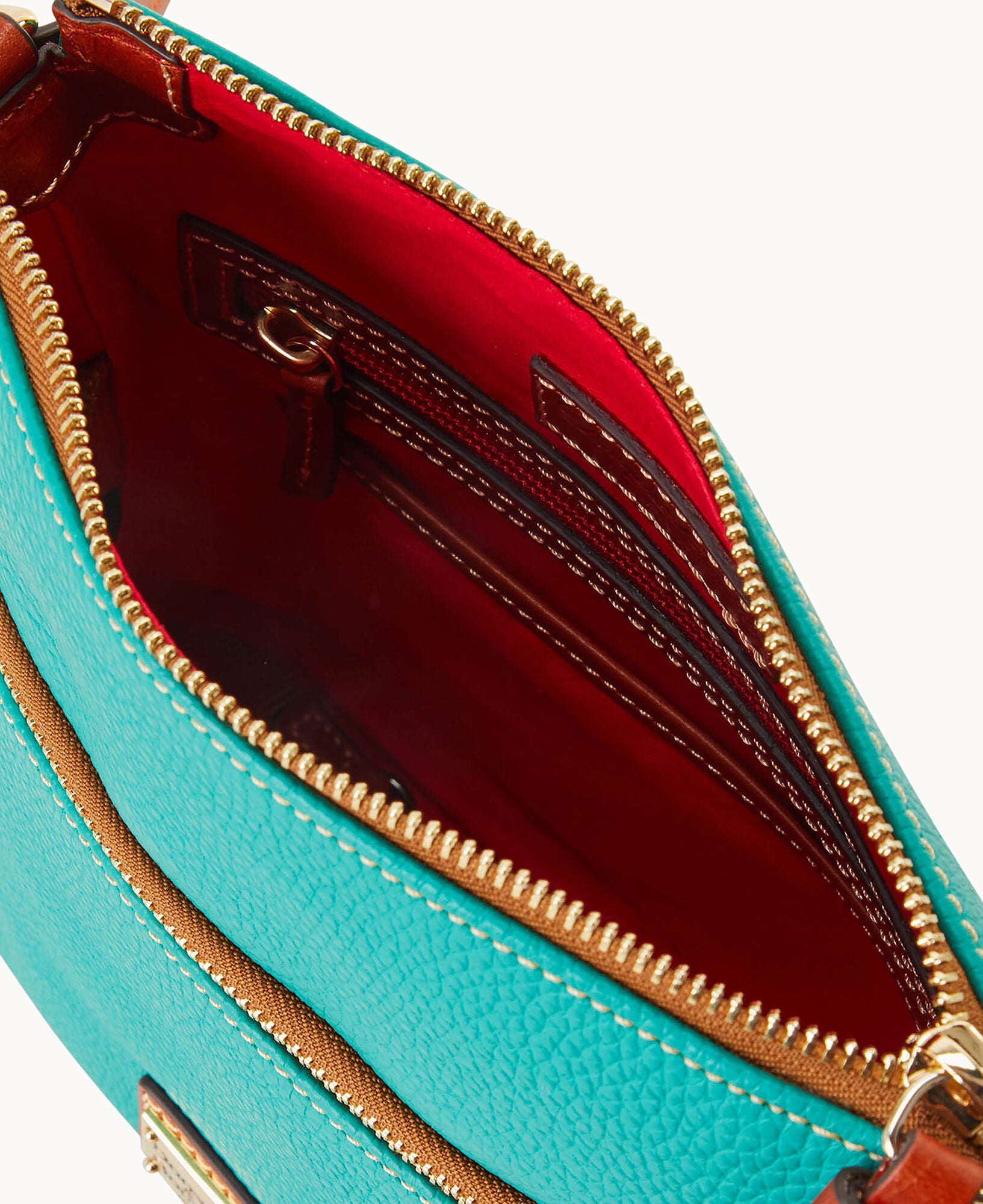 Pebble Grain Small Tassel Crossbody - Image 3