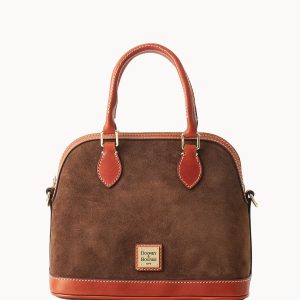 Suede Satchel