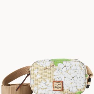 Hydrangea Basketweave Belt Bag