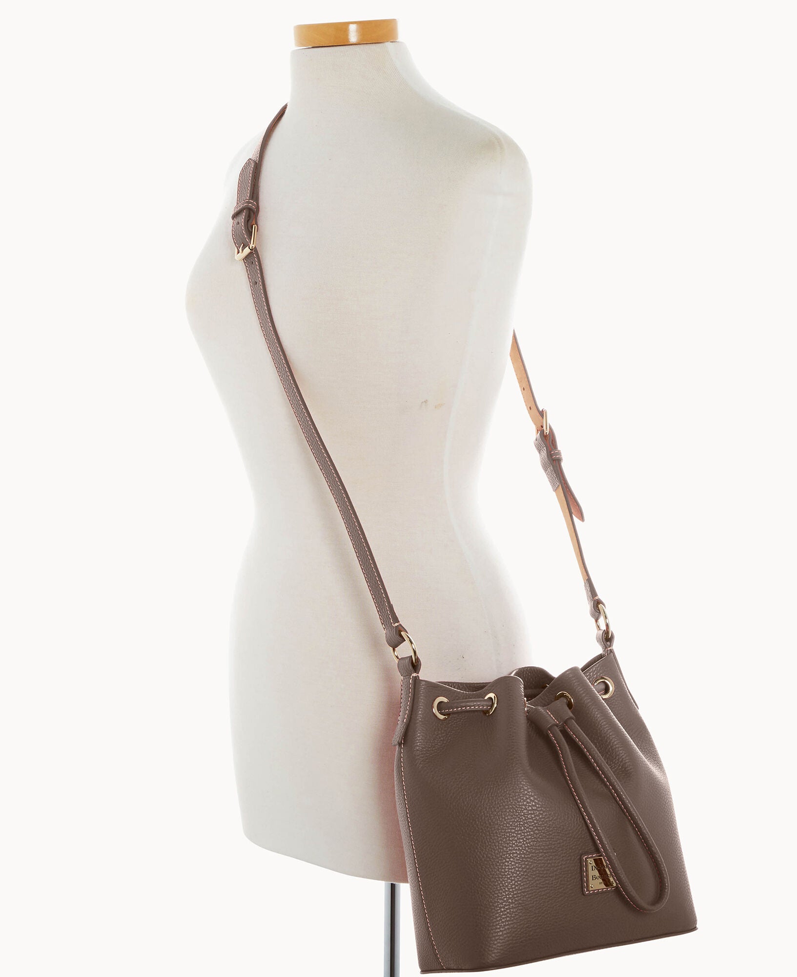 Lucca Leather Crossbody Drawstring - Image 20