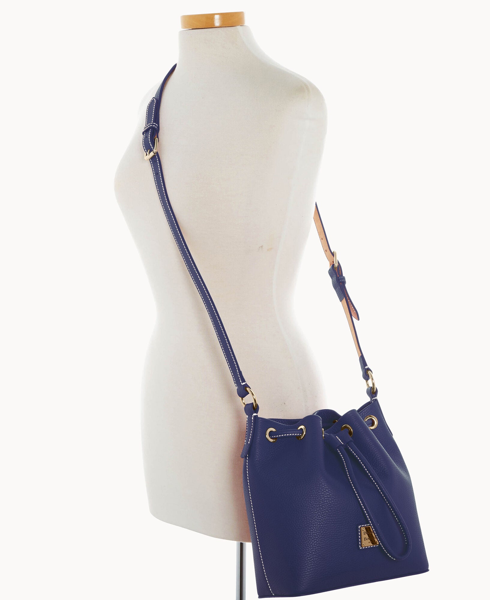 Lucca Leather Crossbody Drawstring - Image 16
