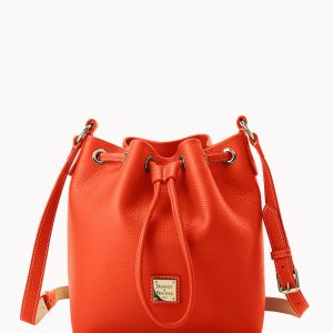 Lucca Leather Crossbody Drawstring
