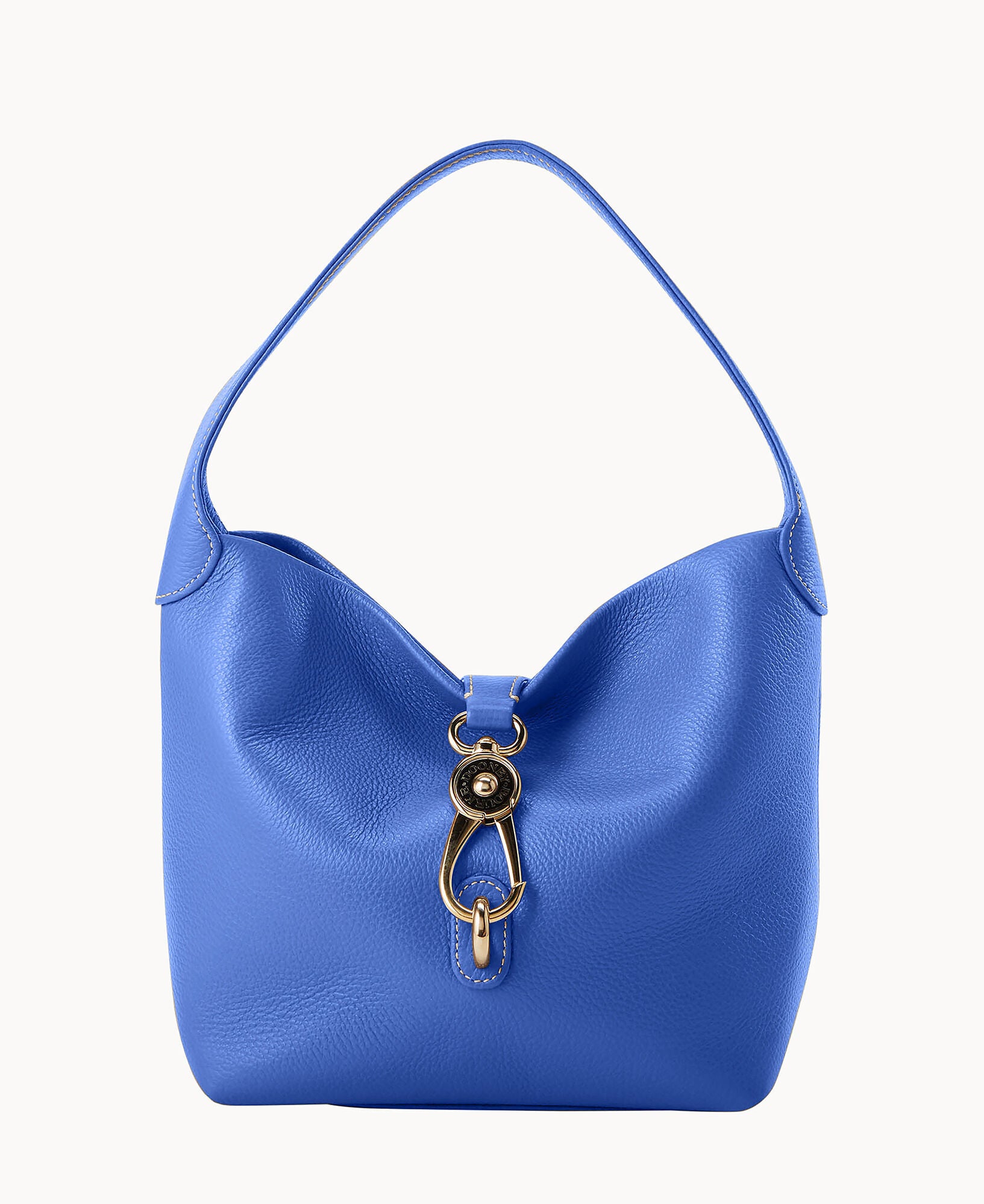 Lucca Leather Logo Lock Hobo - Image 21