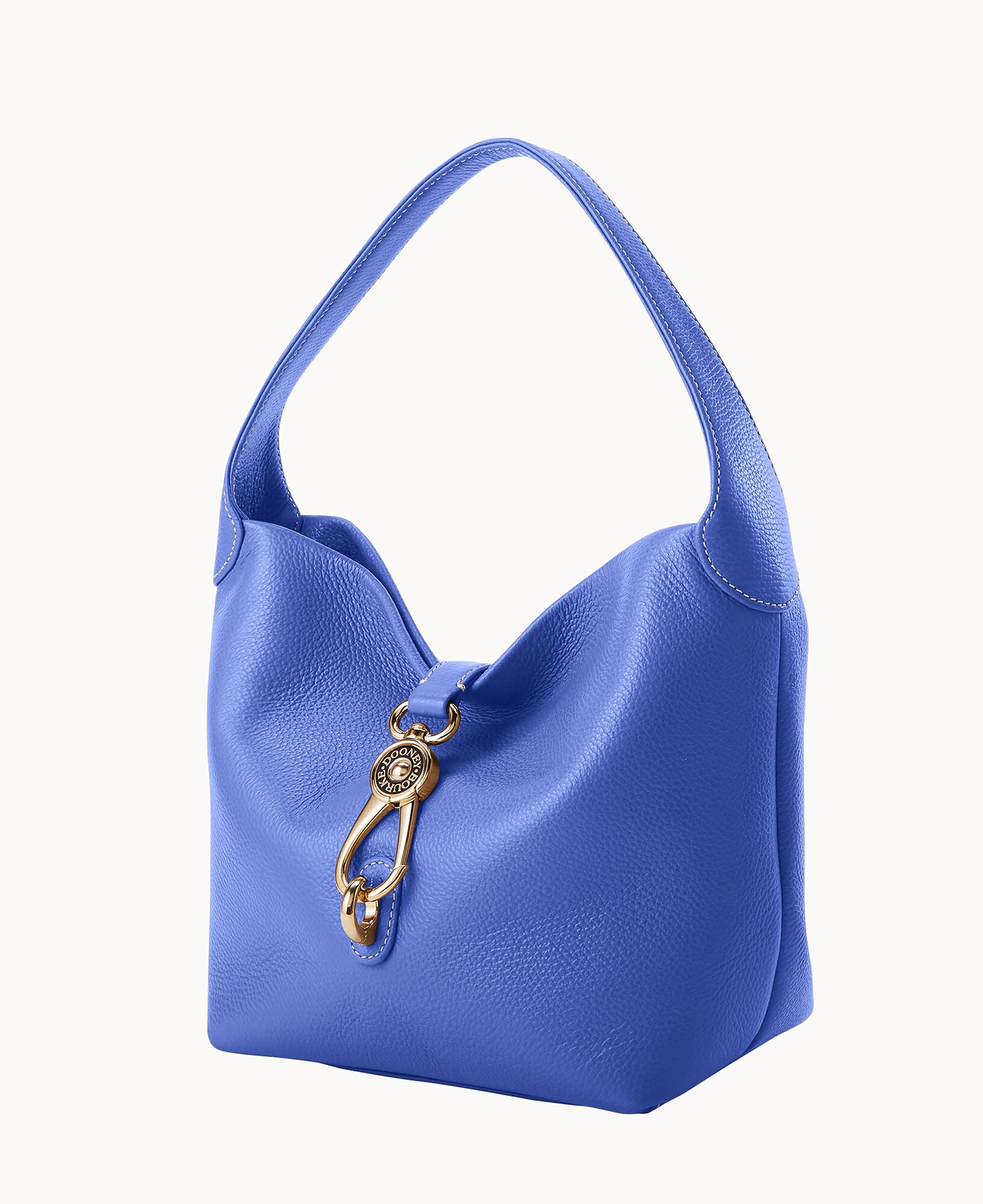 Lucca Leather Logo Lock Hobo - Image 22