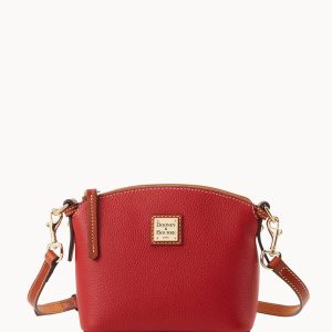 Pebble Grain Mini Domed Crossbody