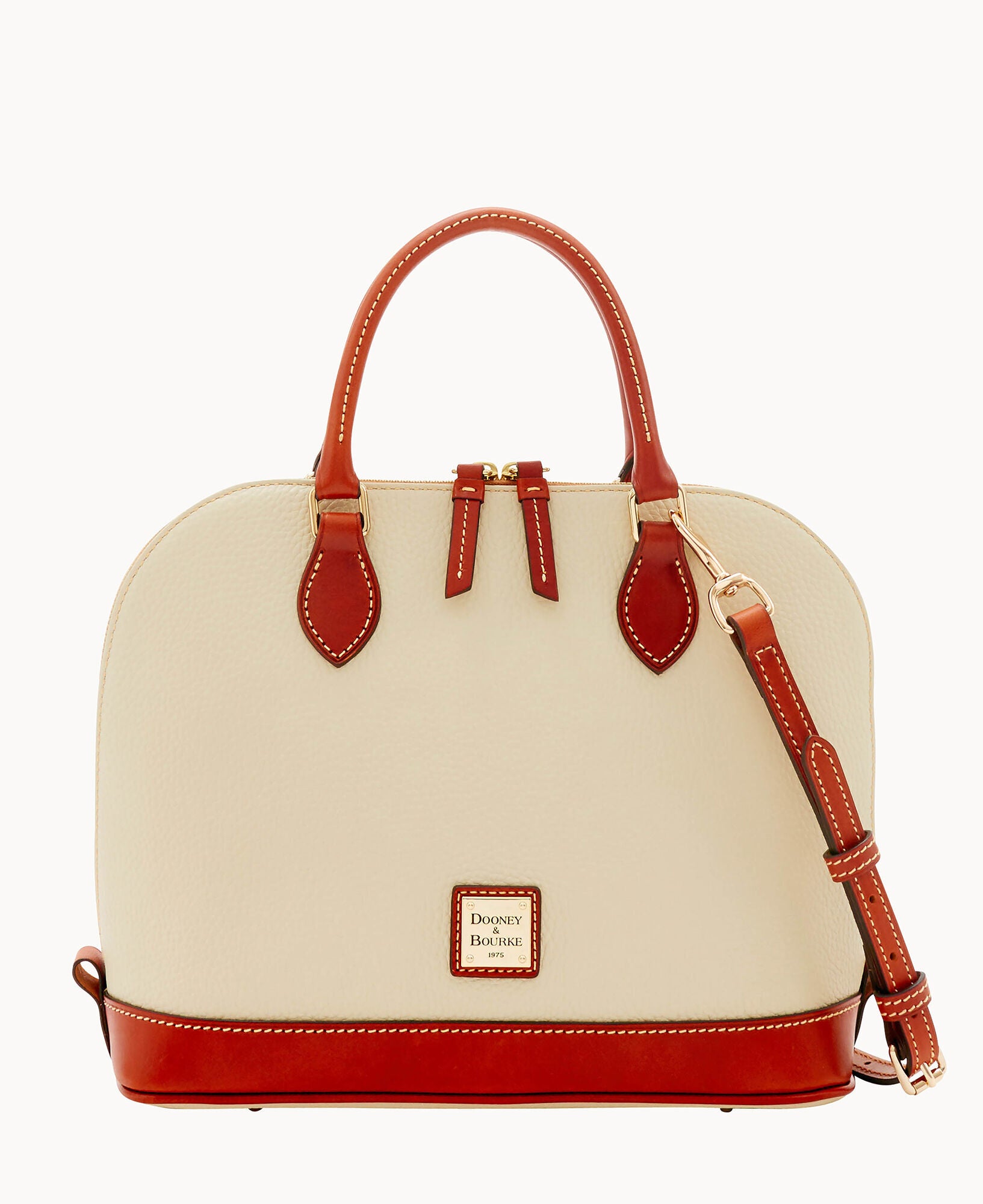 Pre-Loved Pebble Grain Zip Zip Satchel - Image 16