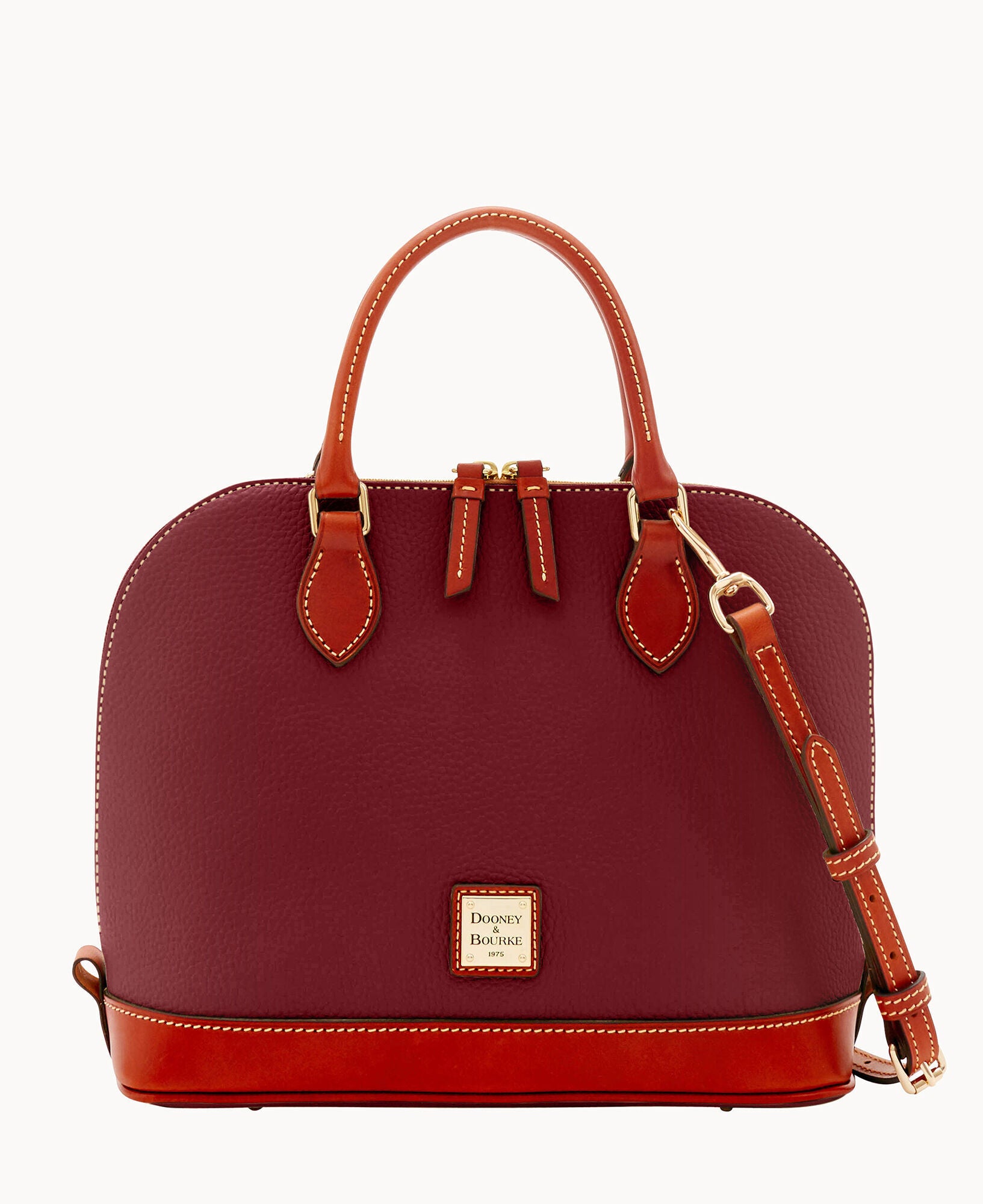 Pre-Loved Pebble Grain Zip Zip Satchel - Image 21