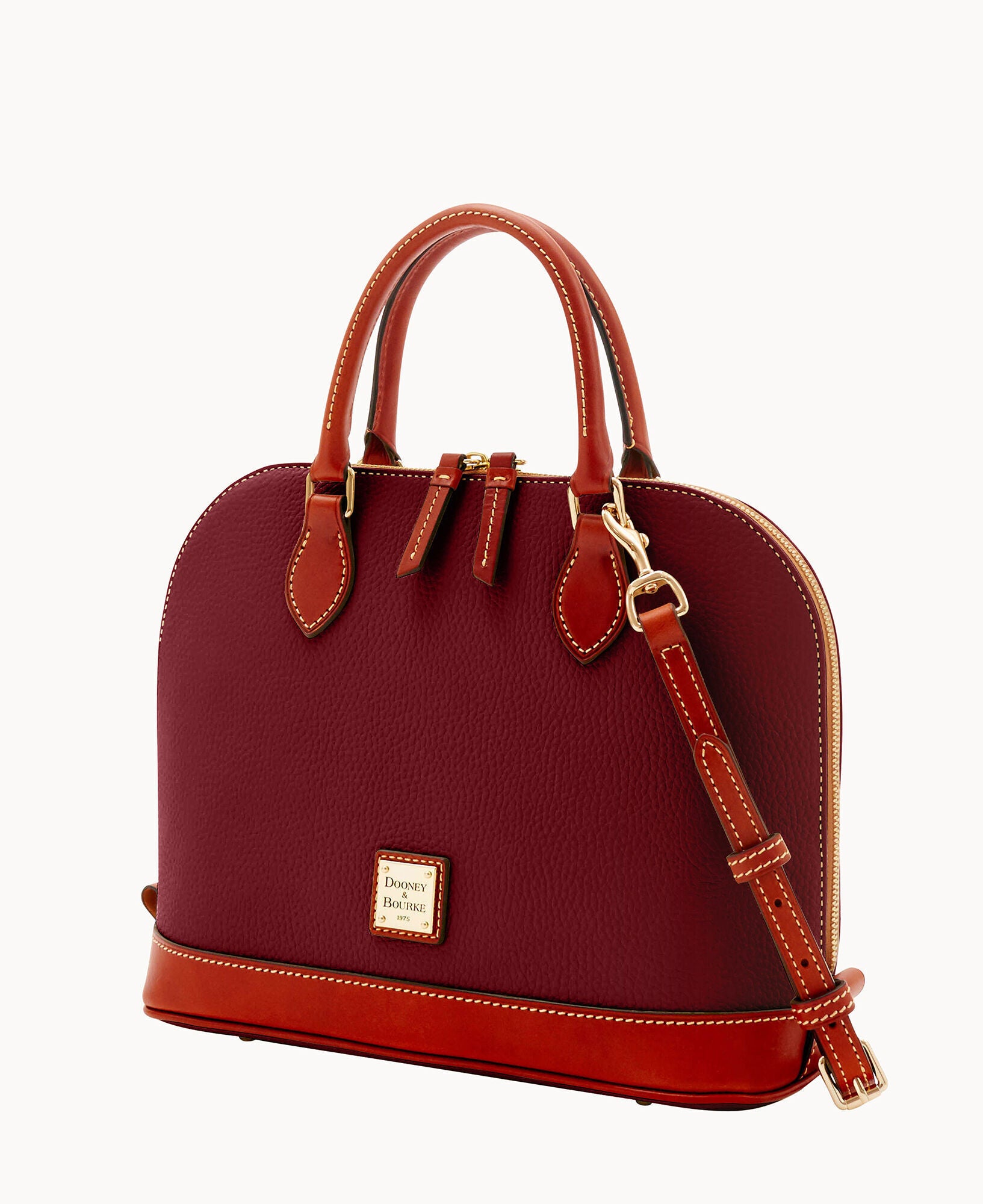 Pre-Loved Pebble Grain Zip Zip Satchel - Image 22