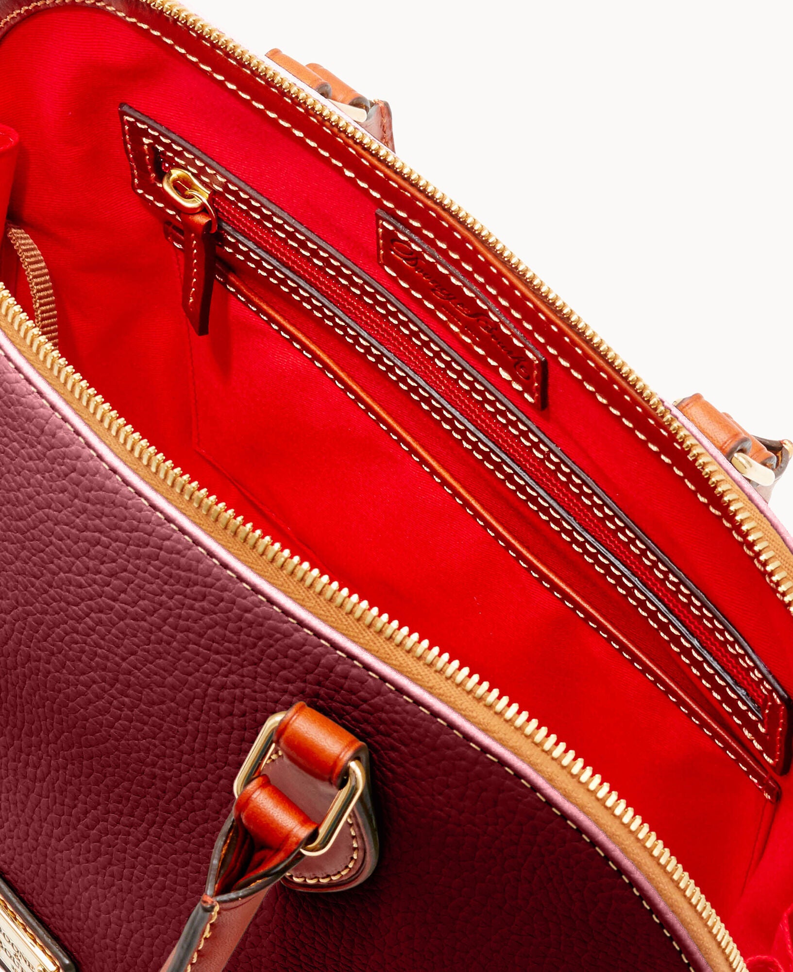 Pre-Loved Pebble Grain Zip Zip Satchel - Image 23