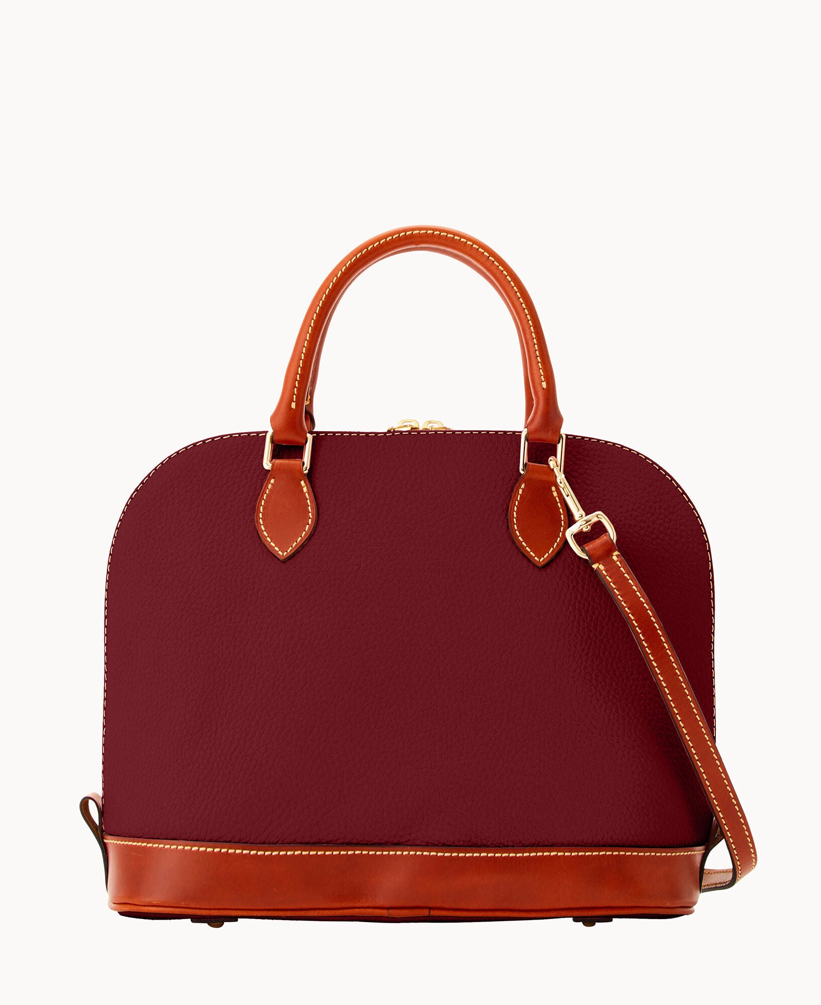 Pre-Loved Pebble Grain Zip Zip Satchel - Image 24