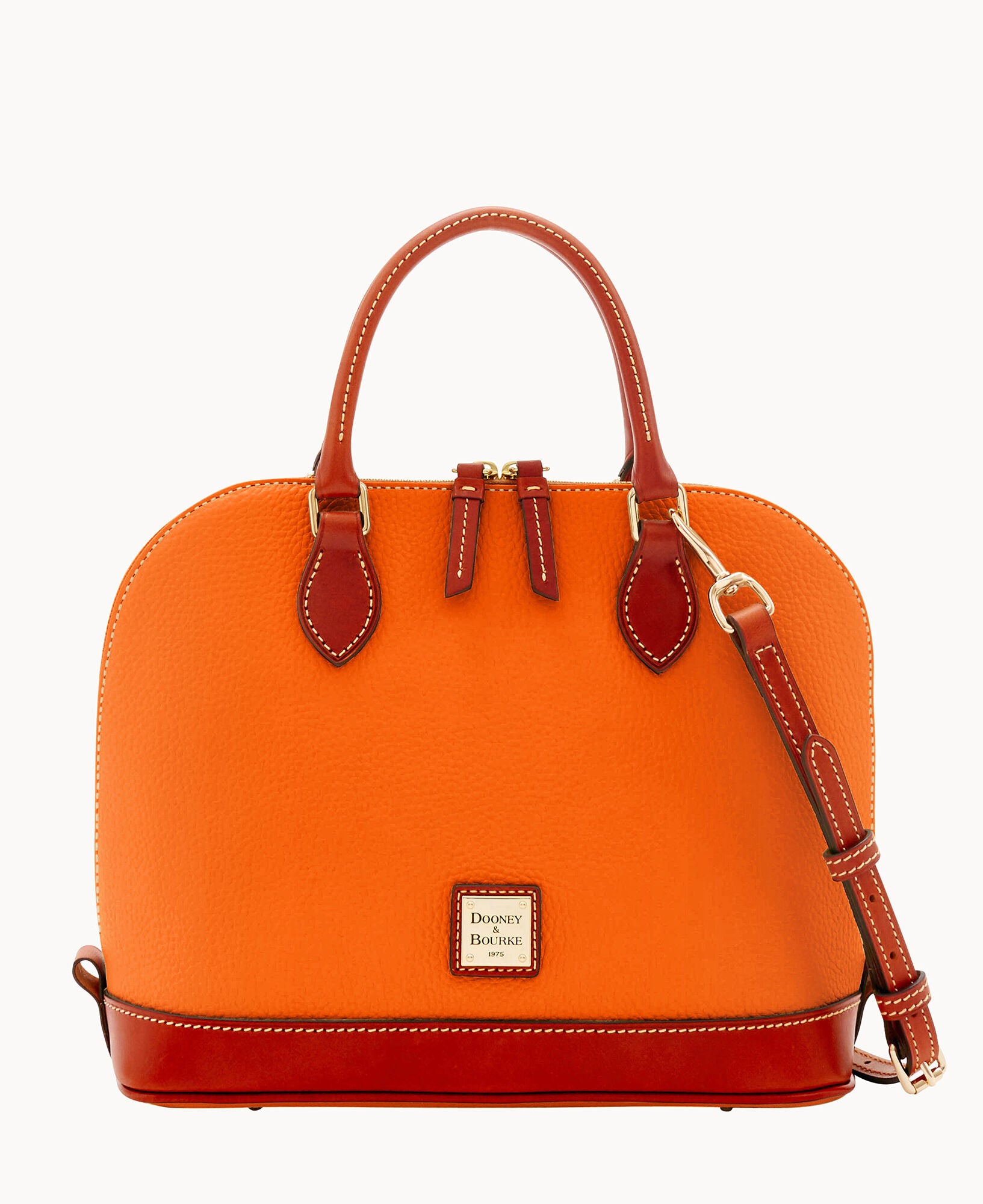 Pre-Loved Pebble Grain Zip Zip Satchel - Image 26