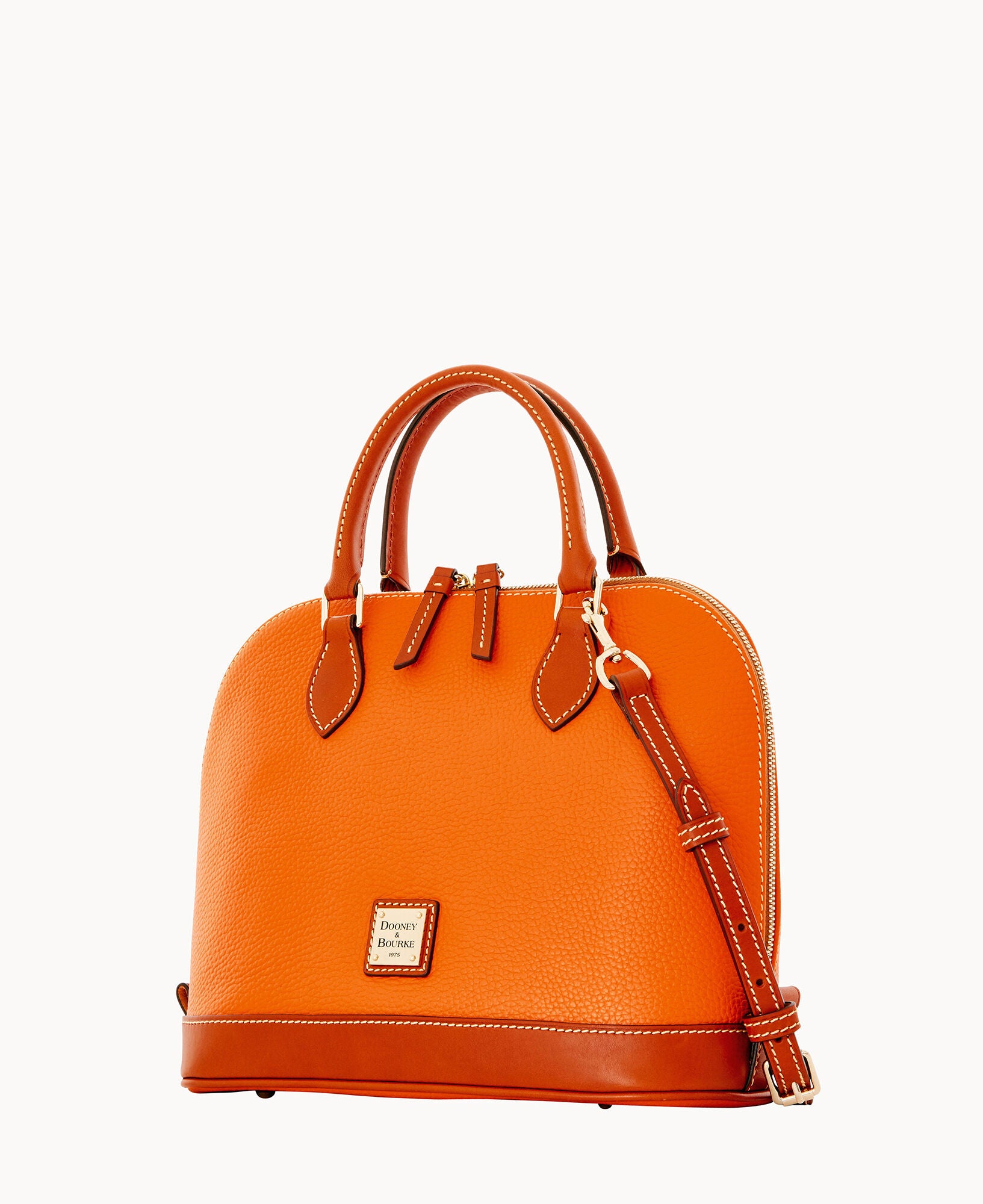 Pre-Loved Pebble Grain Zip Zip Satchel - Image 27