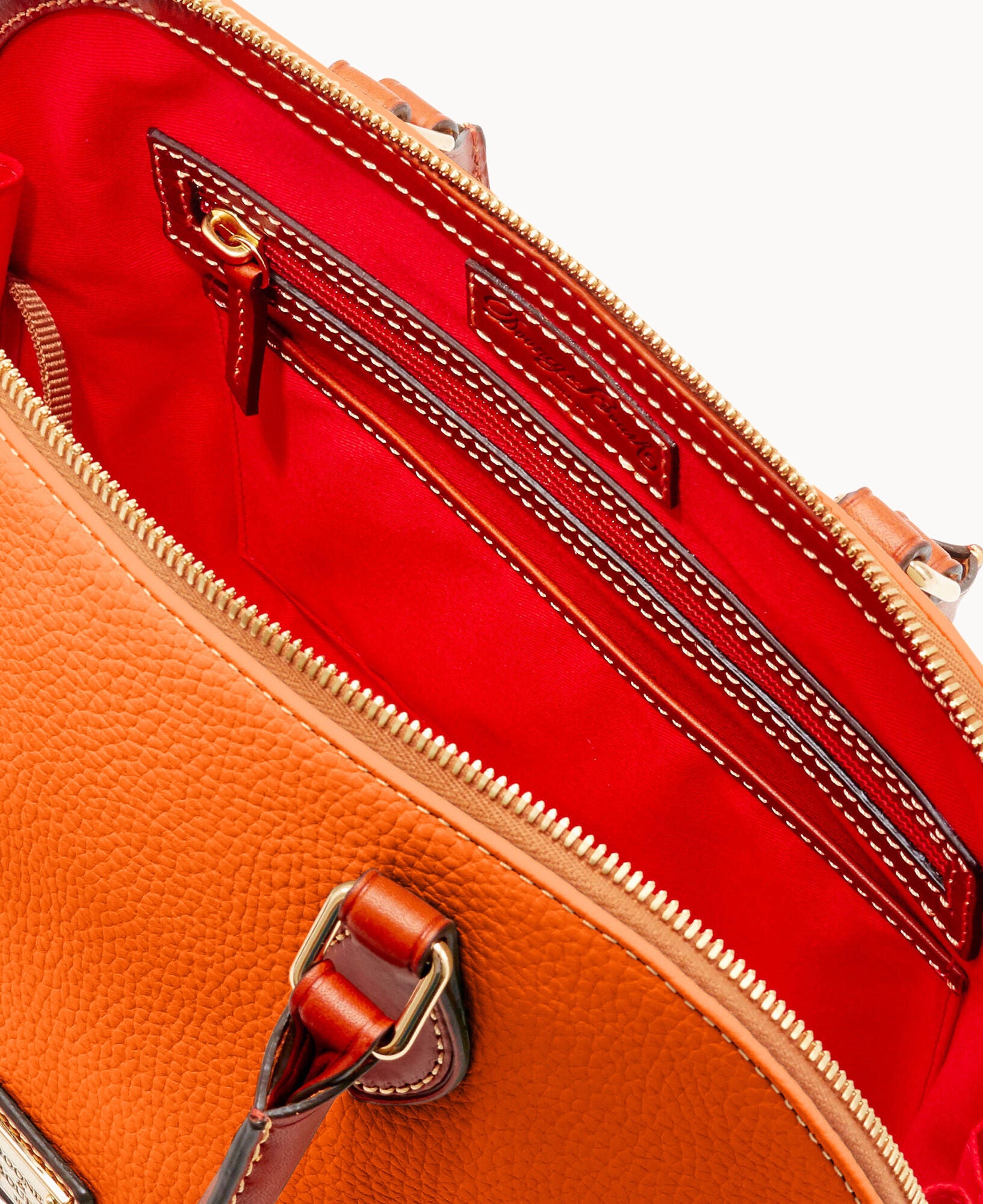Pre-Loved Pebble Grain Zip Zip Satchel - Image 28