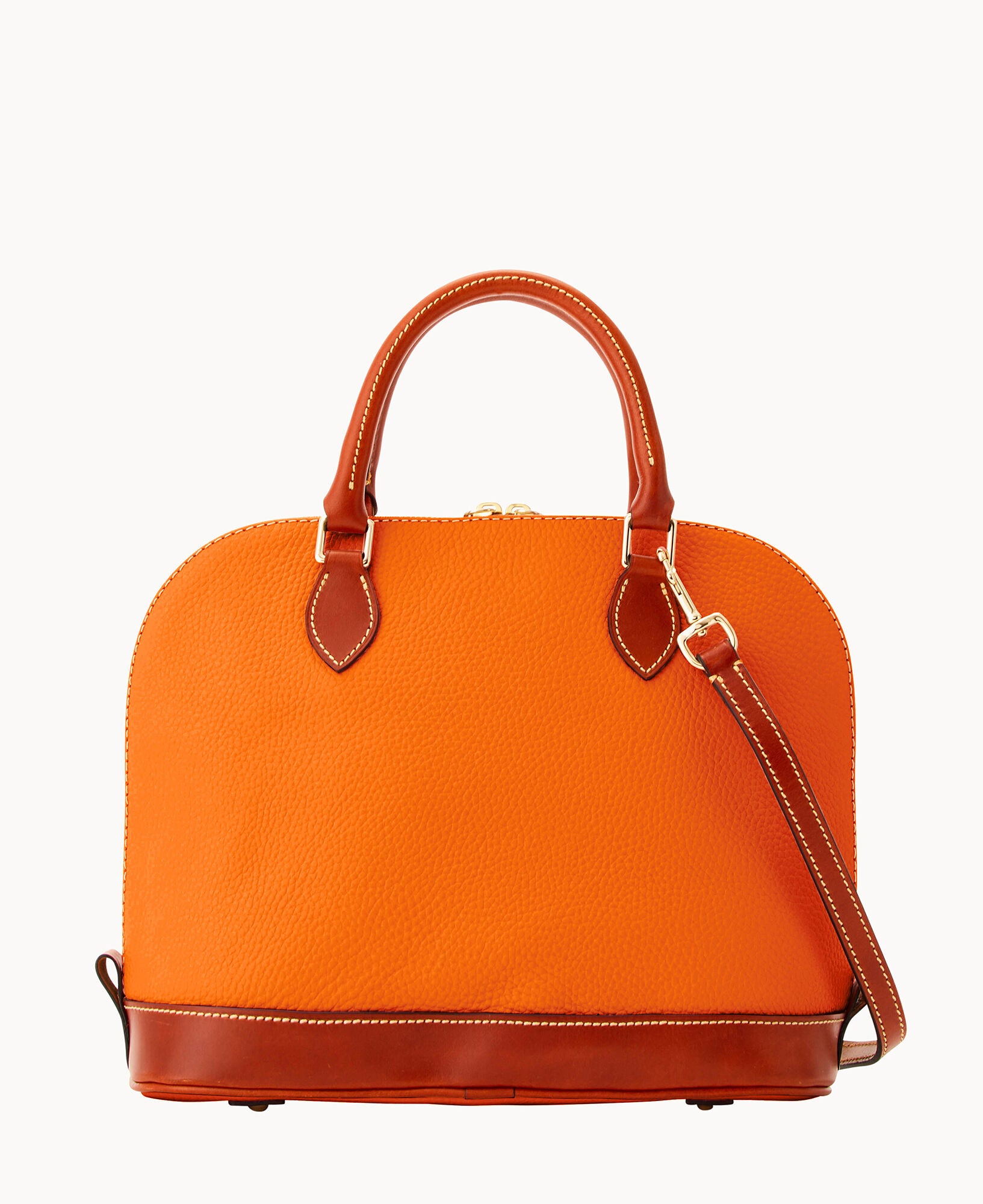 Pre-Loved Pebble Grain Zip Zip Satchel - Image 29