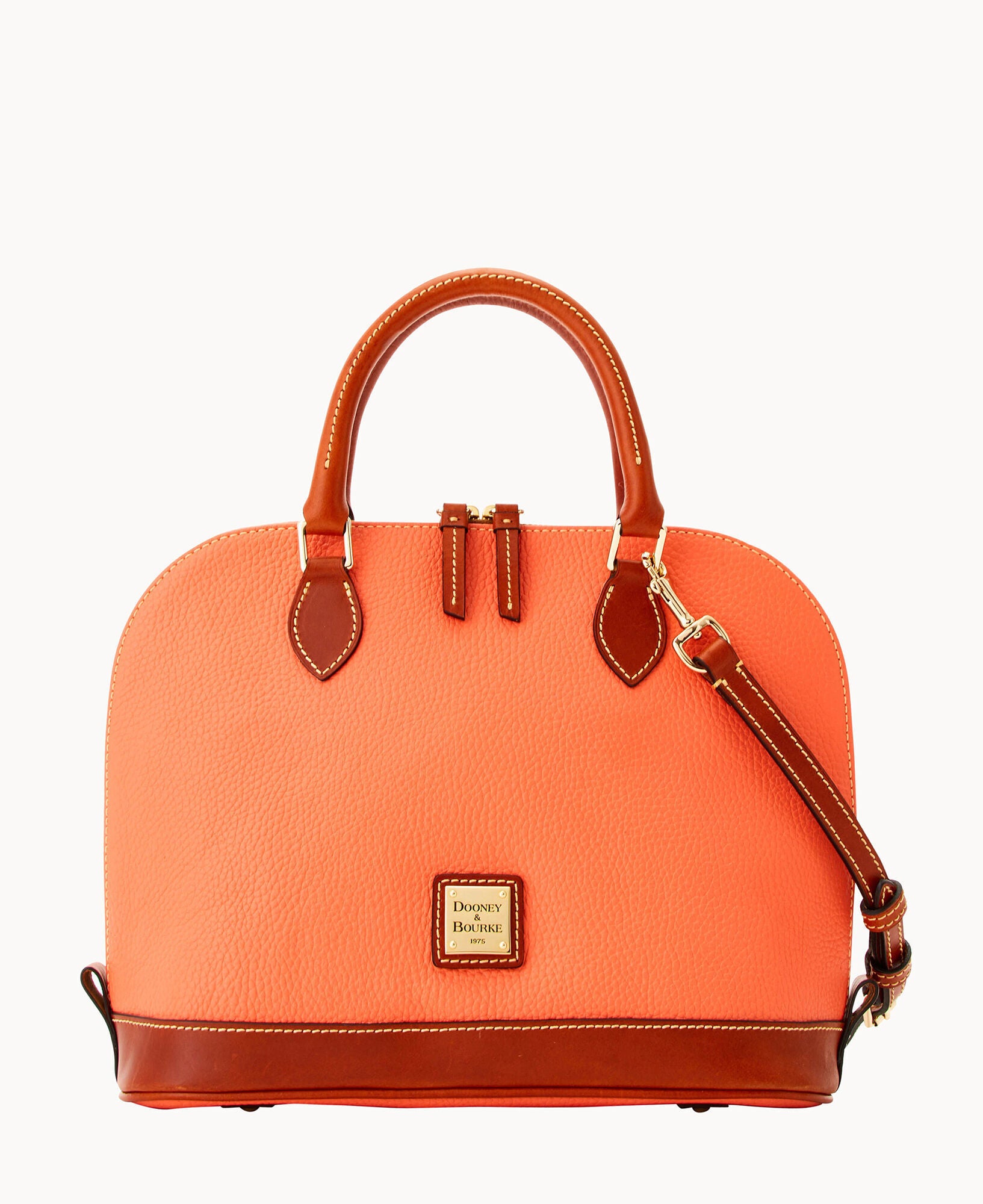 Pebble Grain Zip Zip Satchel - Image 27