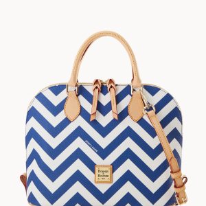 Chevron Zip Zip Satchel