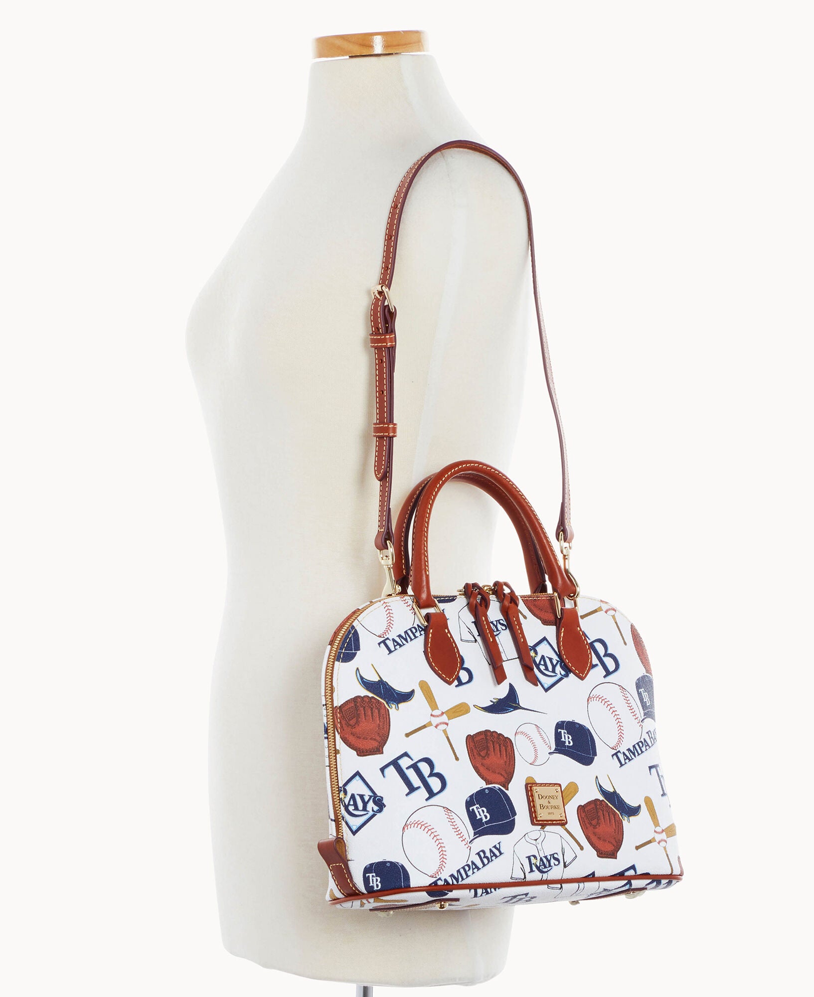 MLB Rays Zip Zip Satchel - Image 6