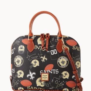 NFL Saints Zip Zip Satchel