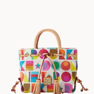 Art Deco Small Tassel Tote