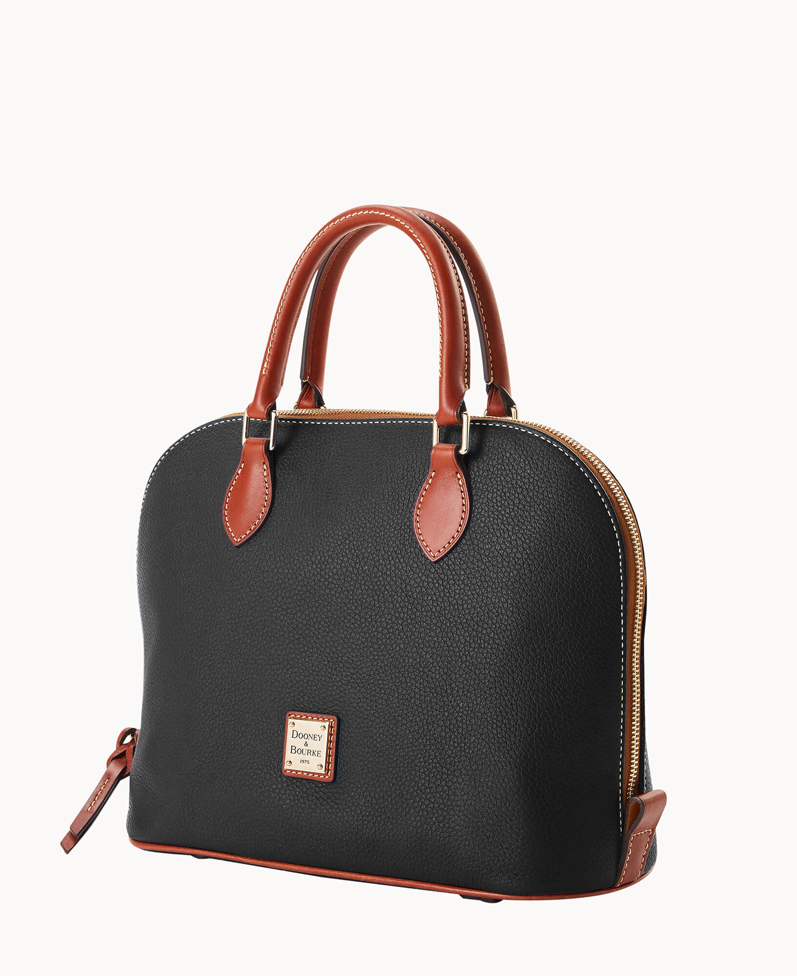 Pebble Grain Domed Satchel - Image 6