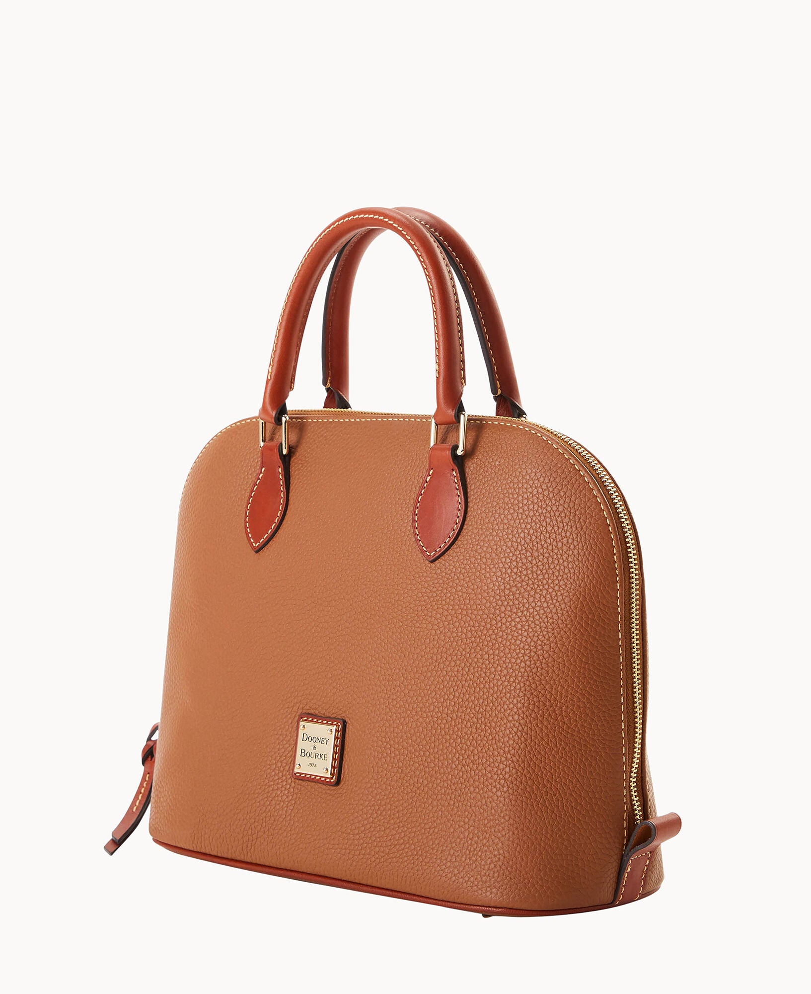 Pebble Grain Domed Satchel - Image 22