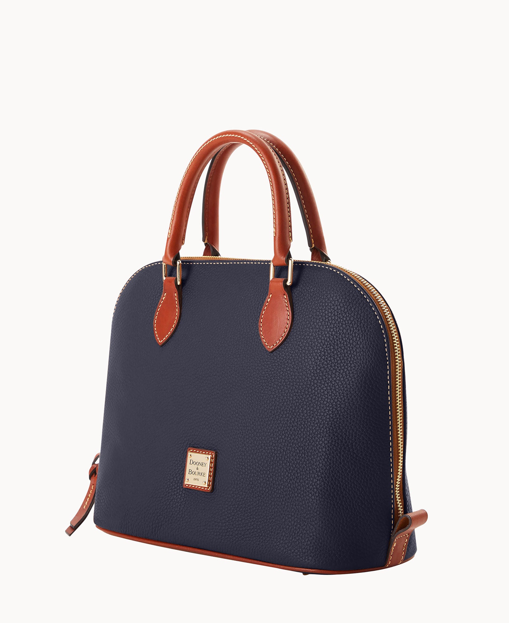 Pebble Grain Domed Satchel - Image 2