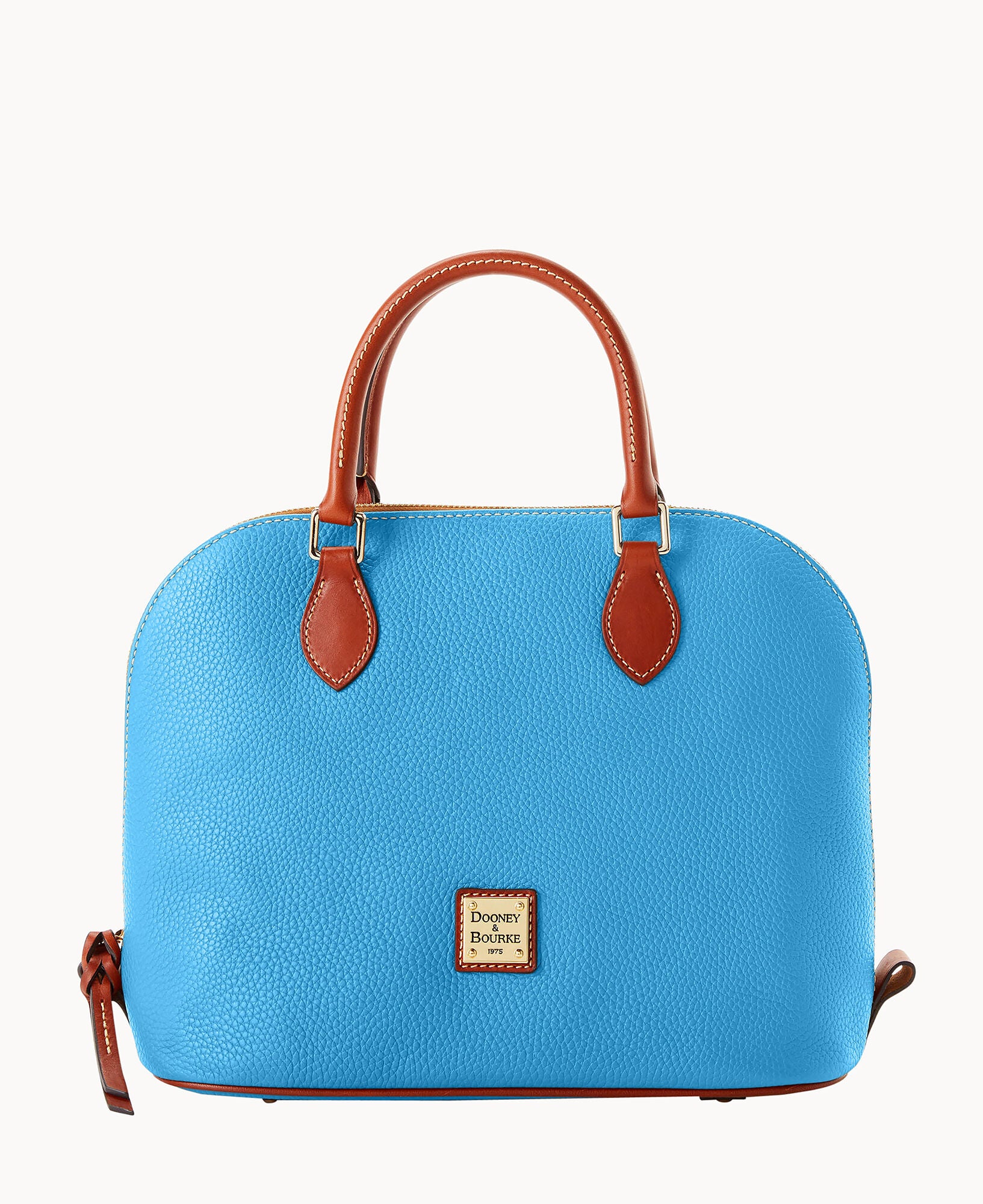 Pebble Grain Domed Satchel - Image 13