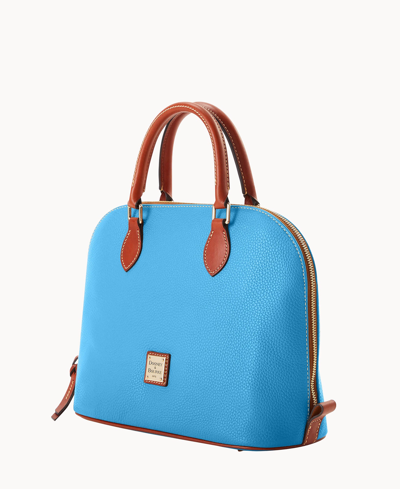 Pebble Grain Domed Satchel - Image 14
