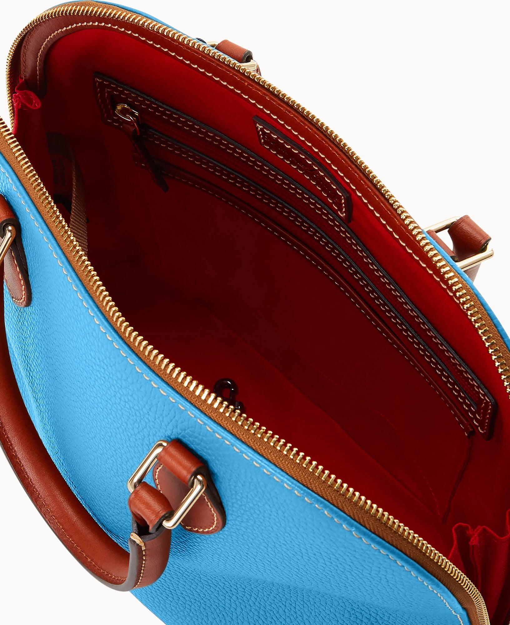 Pebble Grain Domed Satchel - Image 15