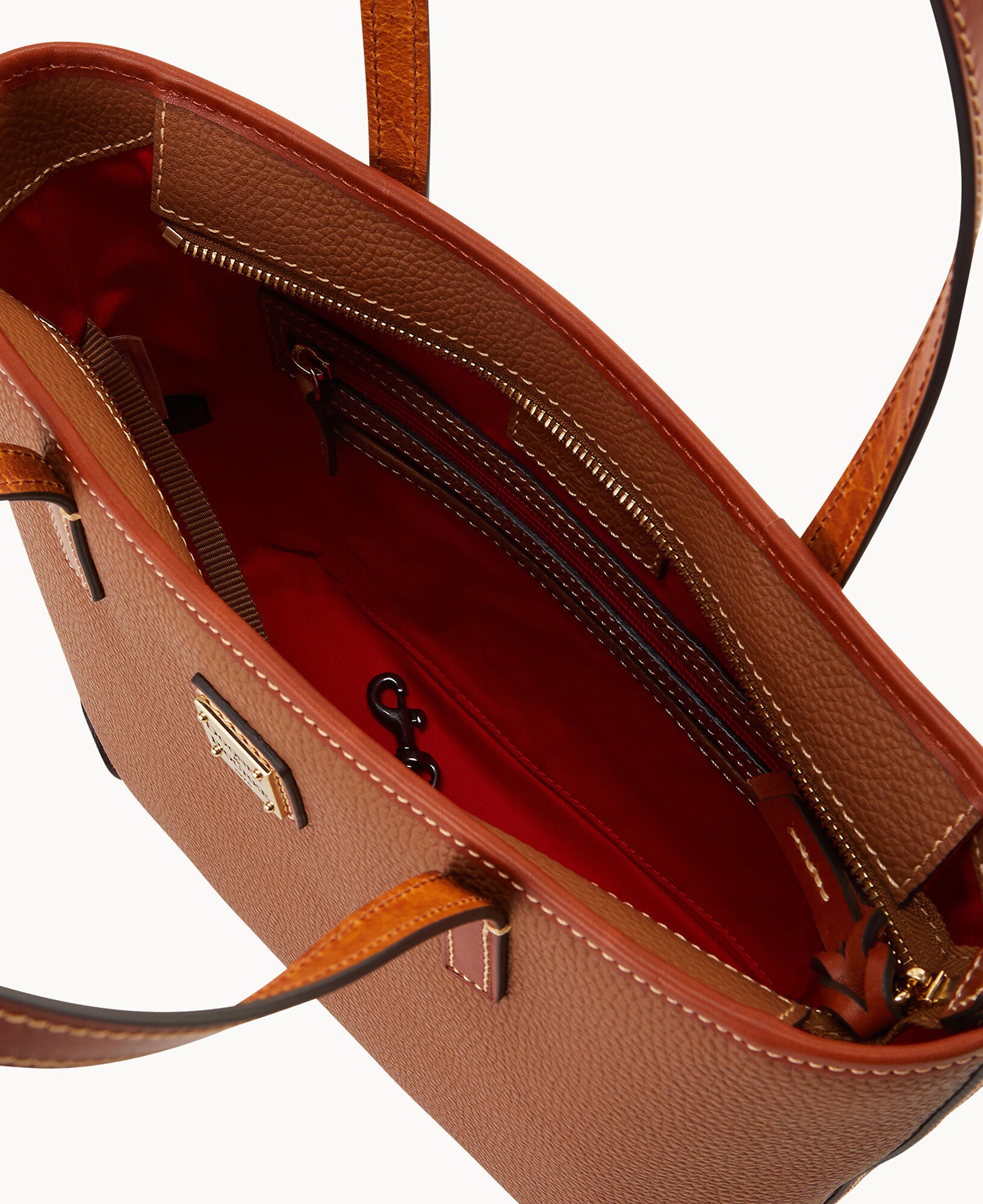Pebble Grain Small Charleston Shopper - Image 13