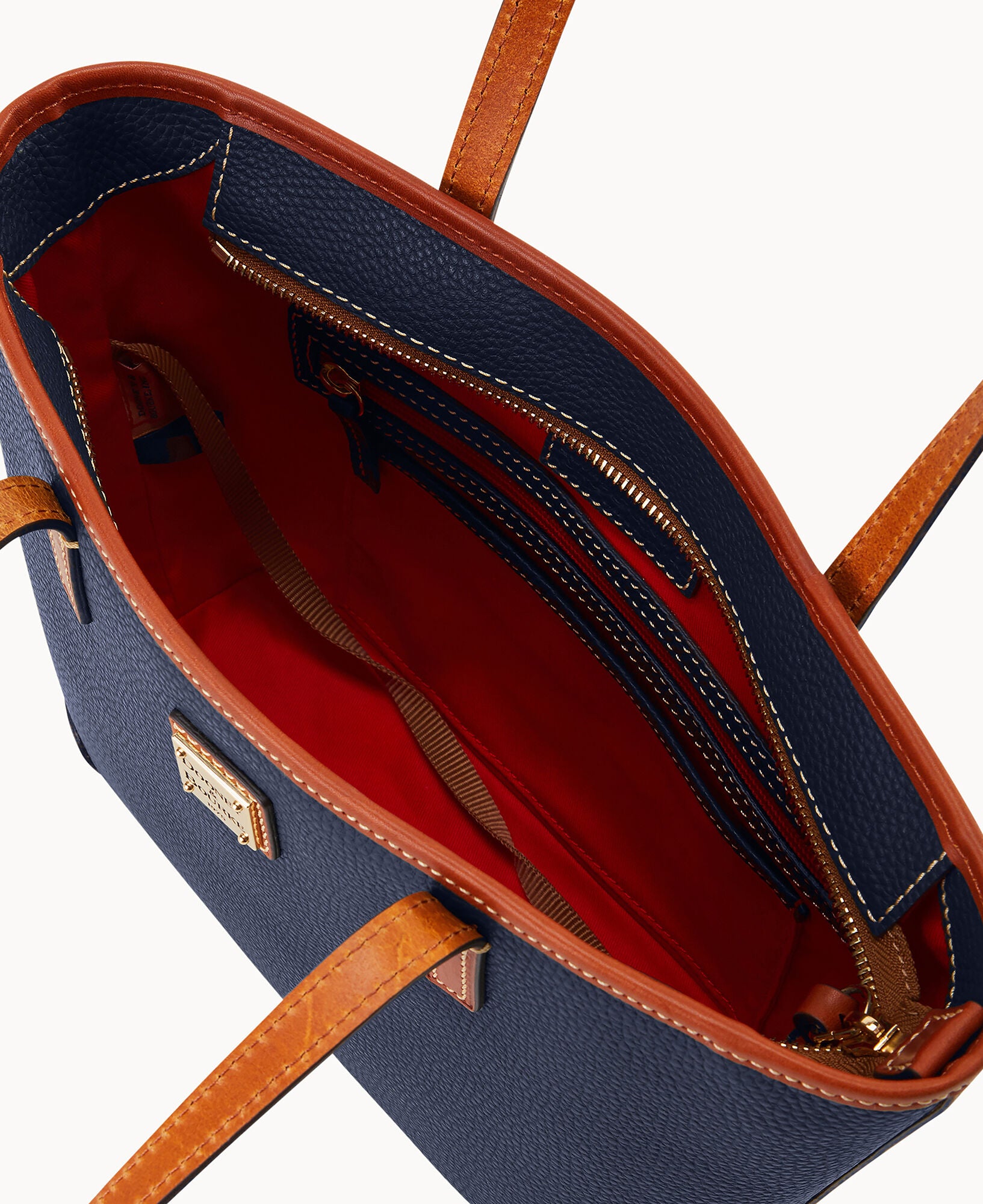 Pebble Grain Small Charleston Shopper - Image 8