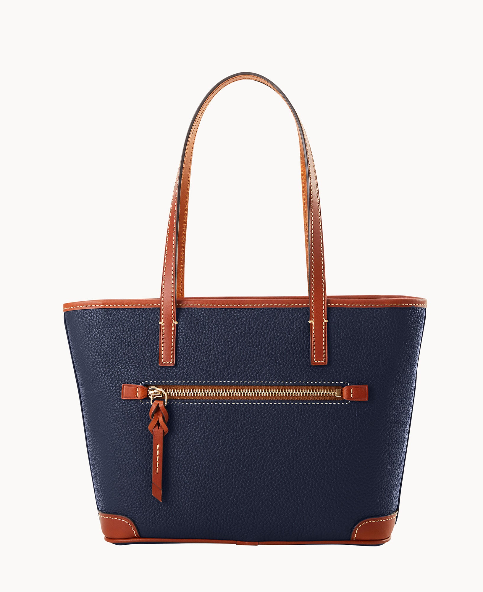 Pebble Grain Small Charleston Shopper - Image 9