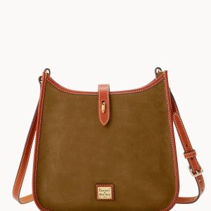 Suede Messenger Crossbody