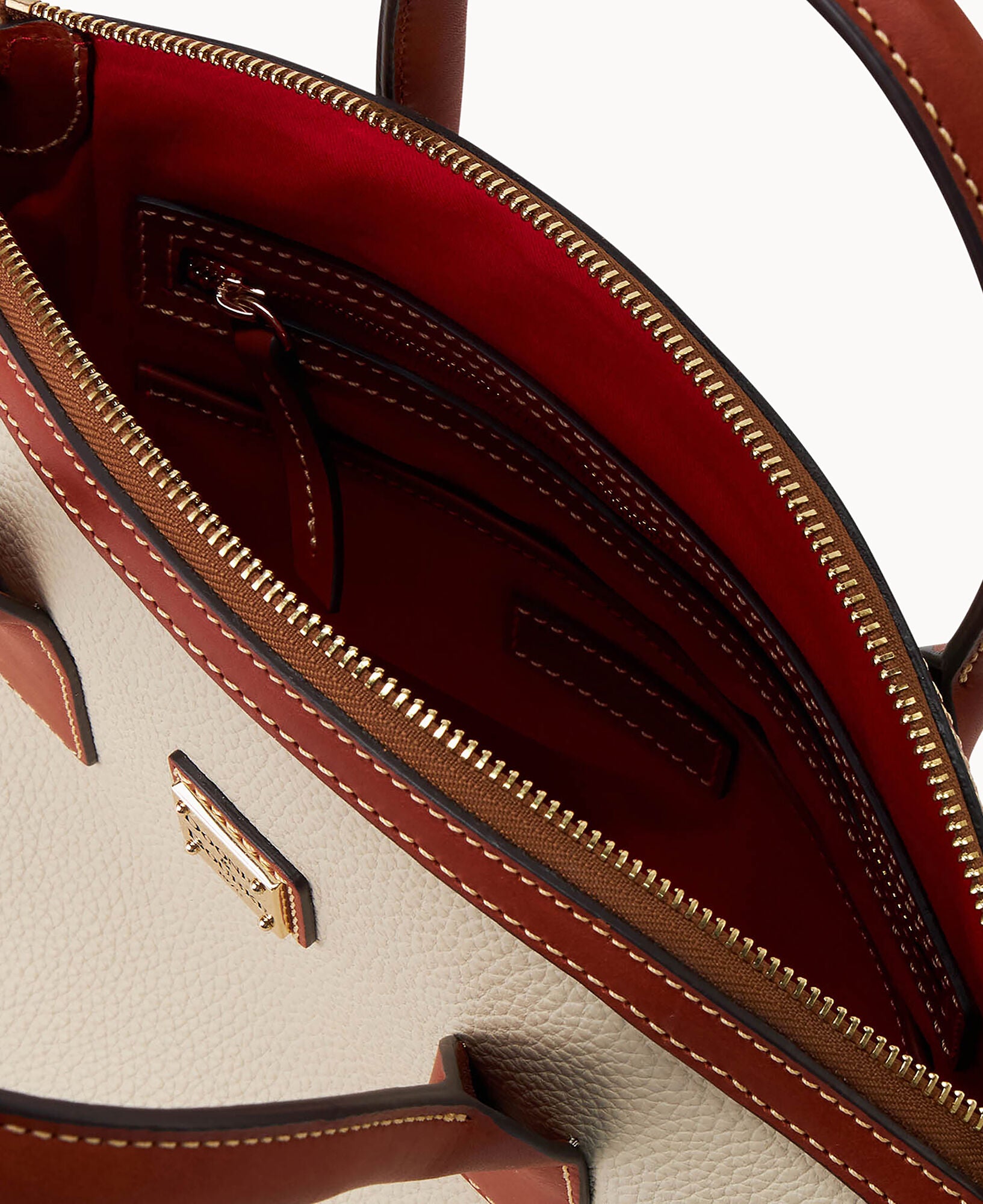 Pebble Grain Domed Satchel - Image 3
