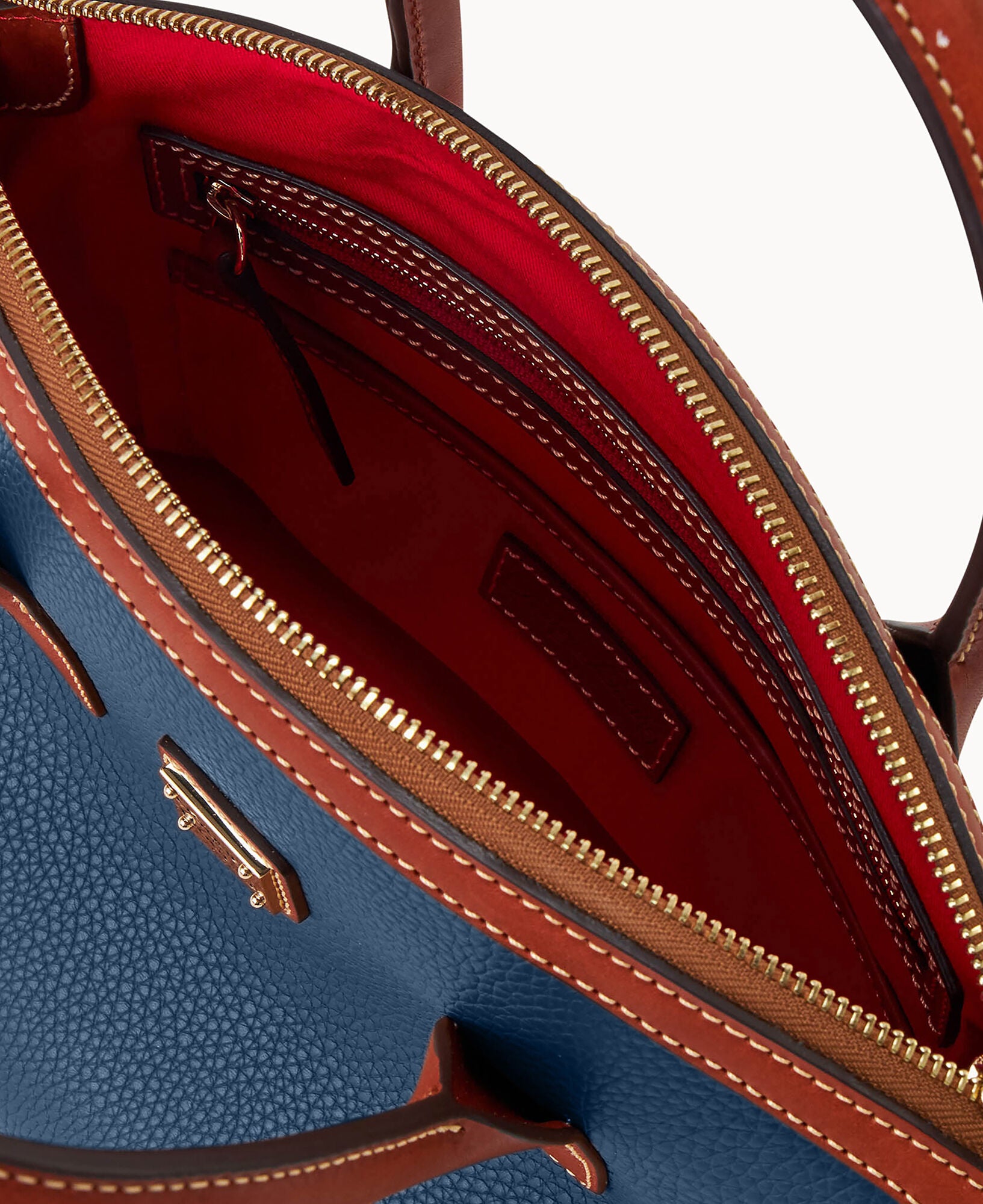 Pebble Grain Domed Satchel - Image 27
