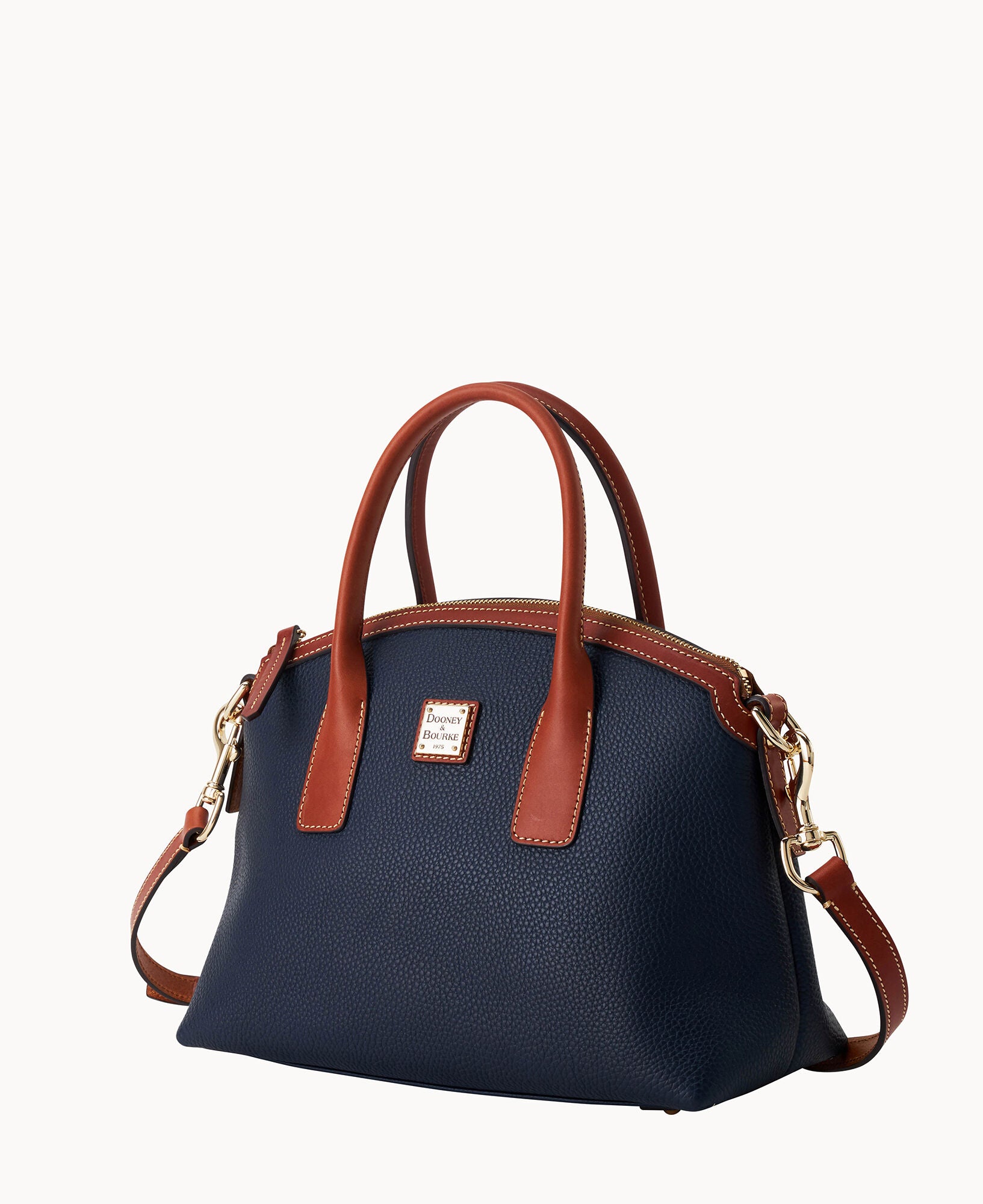 Pebble Grain Domed Satchel - Image 10