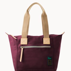 Nylon Front Zip Tote