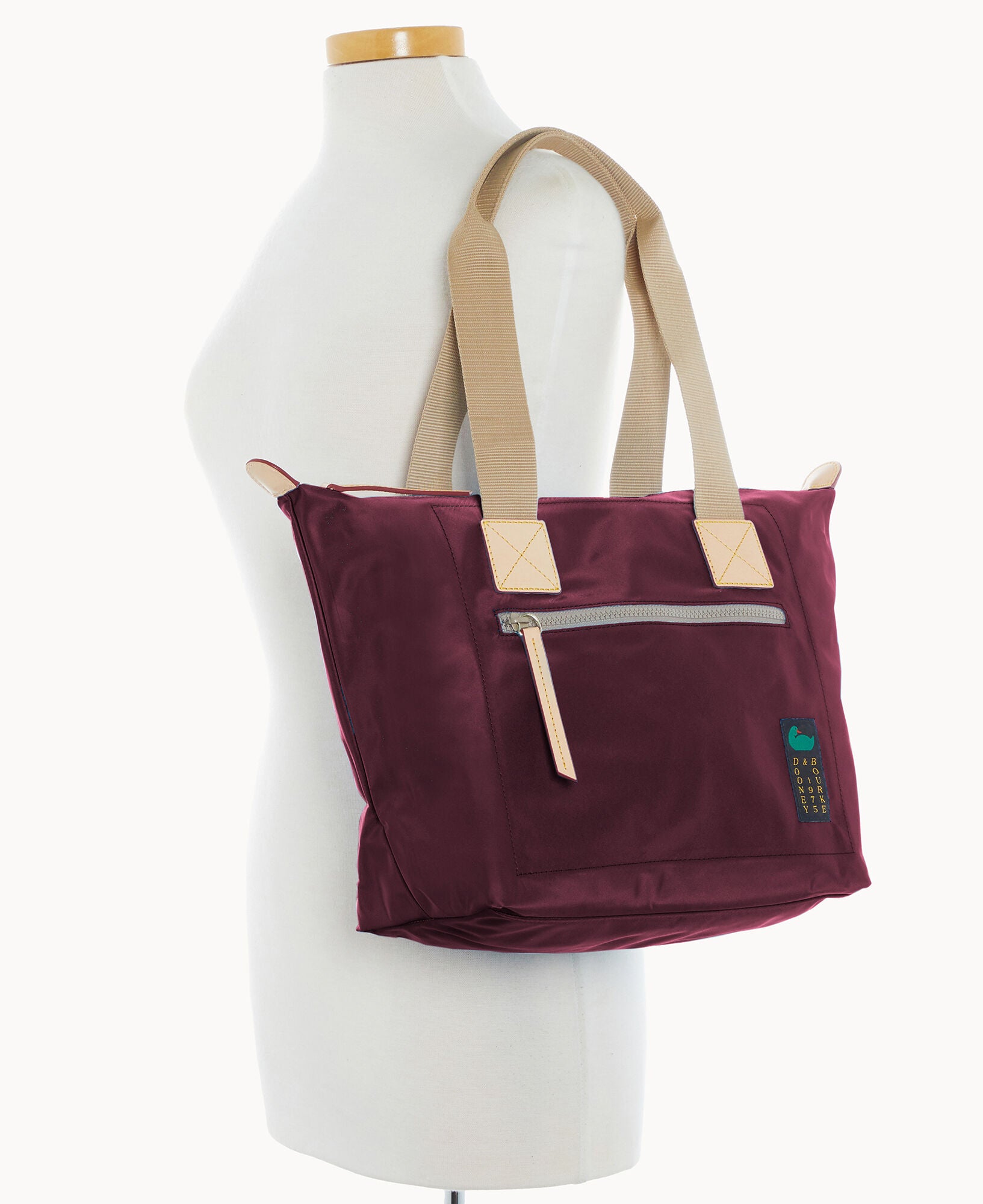 Nylon Front Zip Tote - Image 5