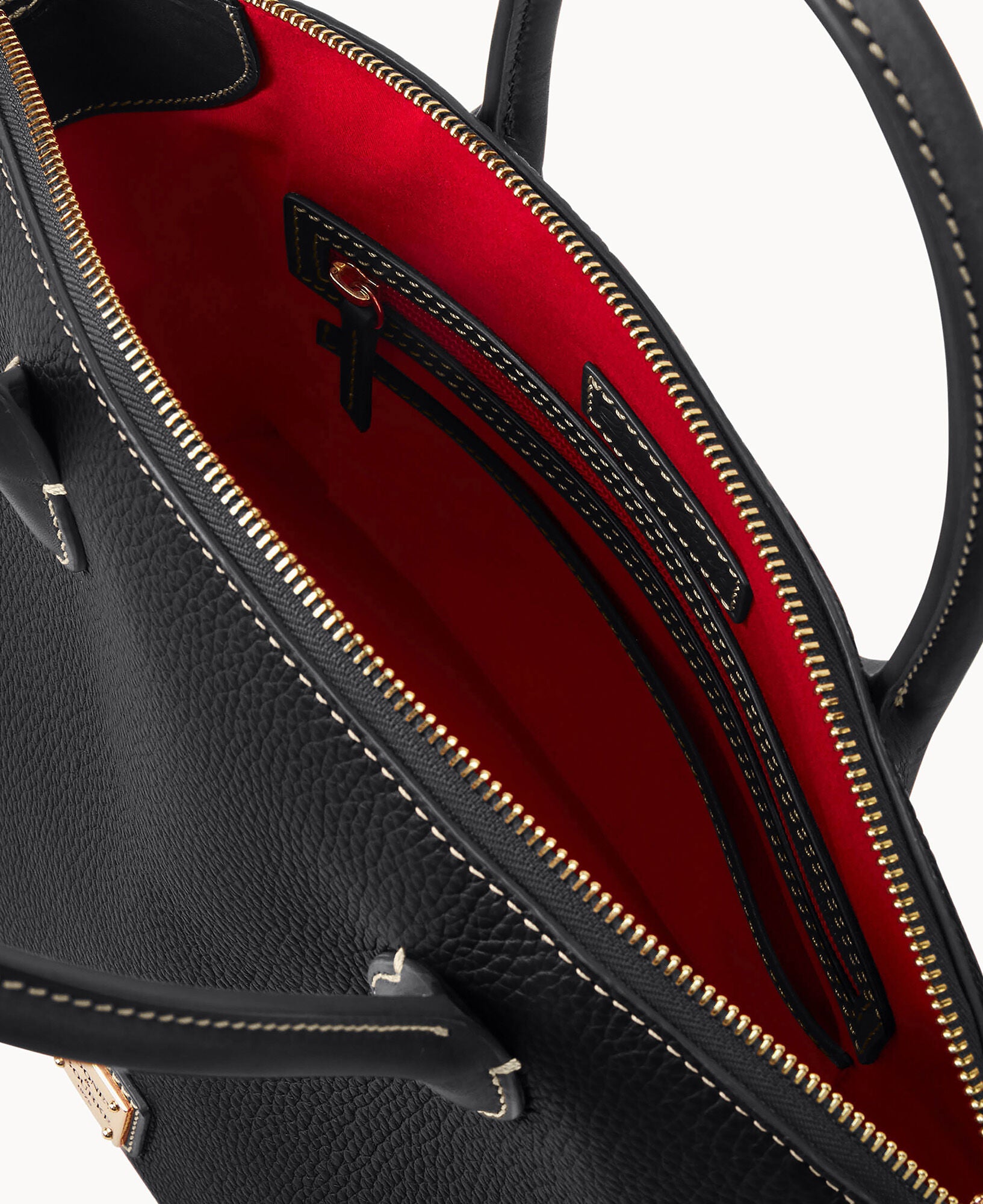 Pebble Grain Domed Satchel - Image 29