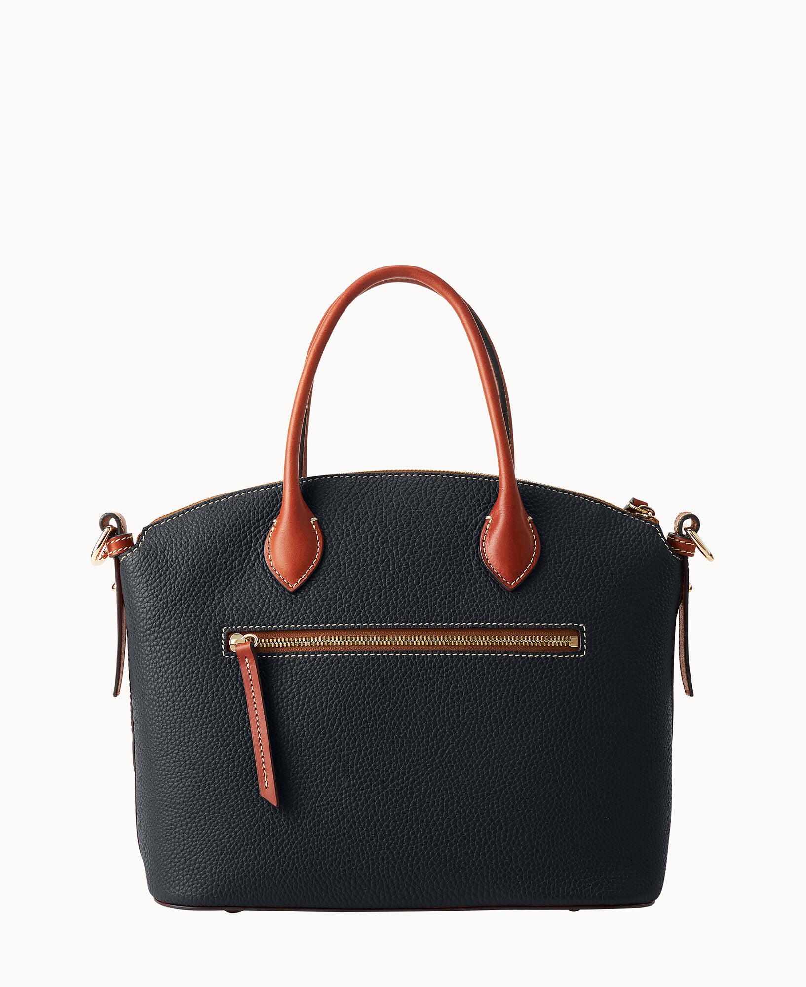 Pebble Grain Domed Satchel - Image 4