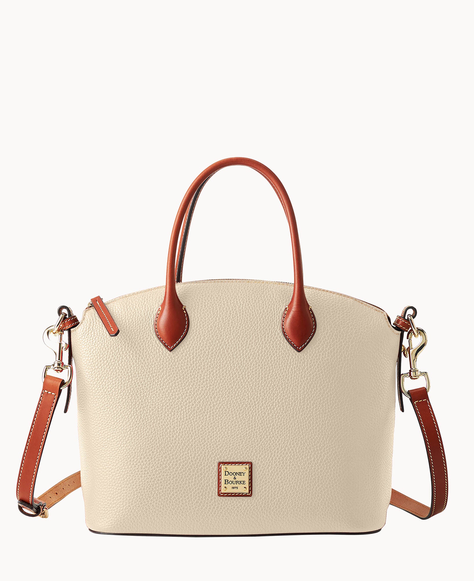 Pebble Grain Domed Satchel - Image 23