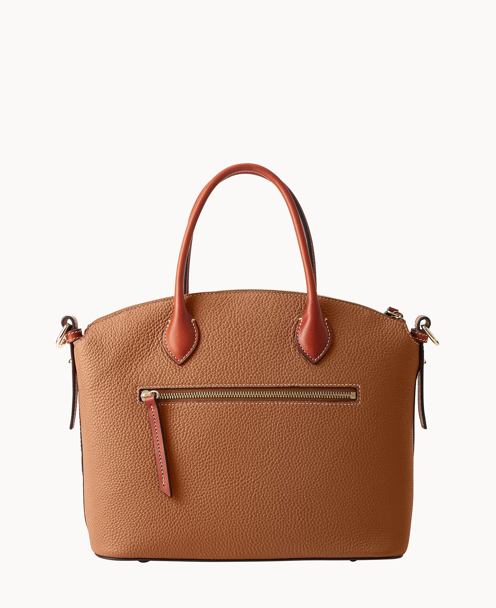 Pebble Grain Domed Satchel - Image 13