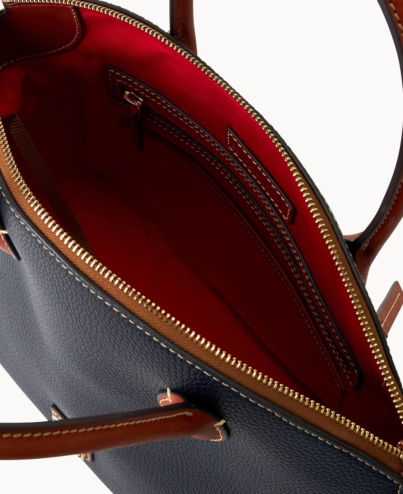Pebble Grain Domed Satchel - Image 16
