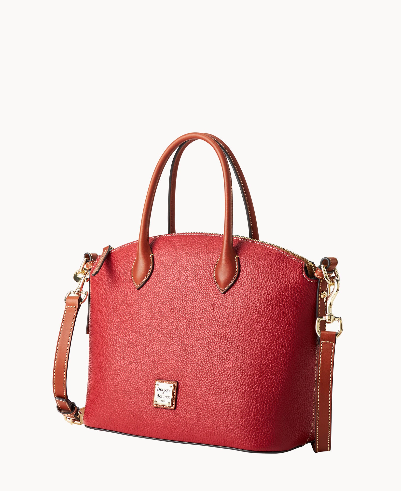 Pebble Grain Domed Satchel - Image 19