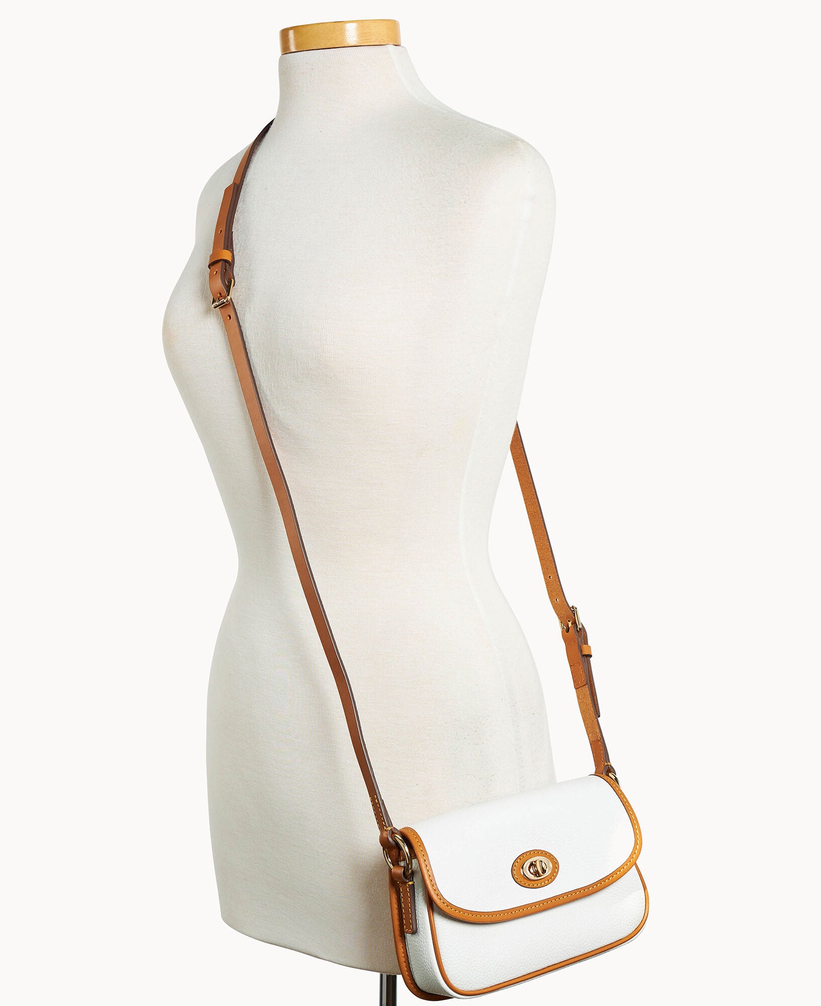 Pebble Grain Turnlock Crossbody 22 - Image 5
