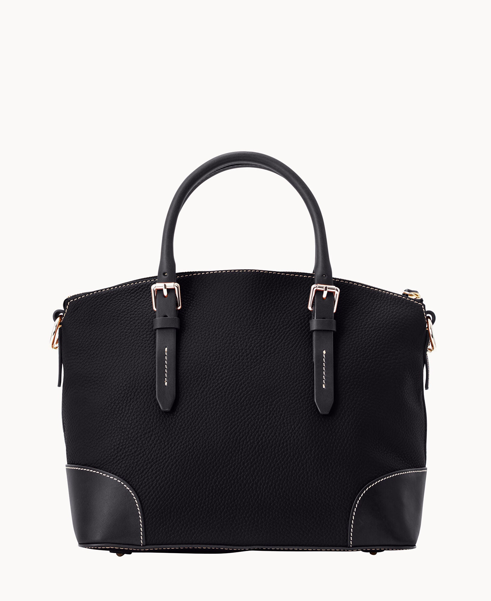 Pebble Grain Domed Satchel - Image 4