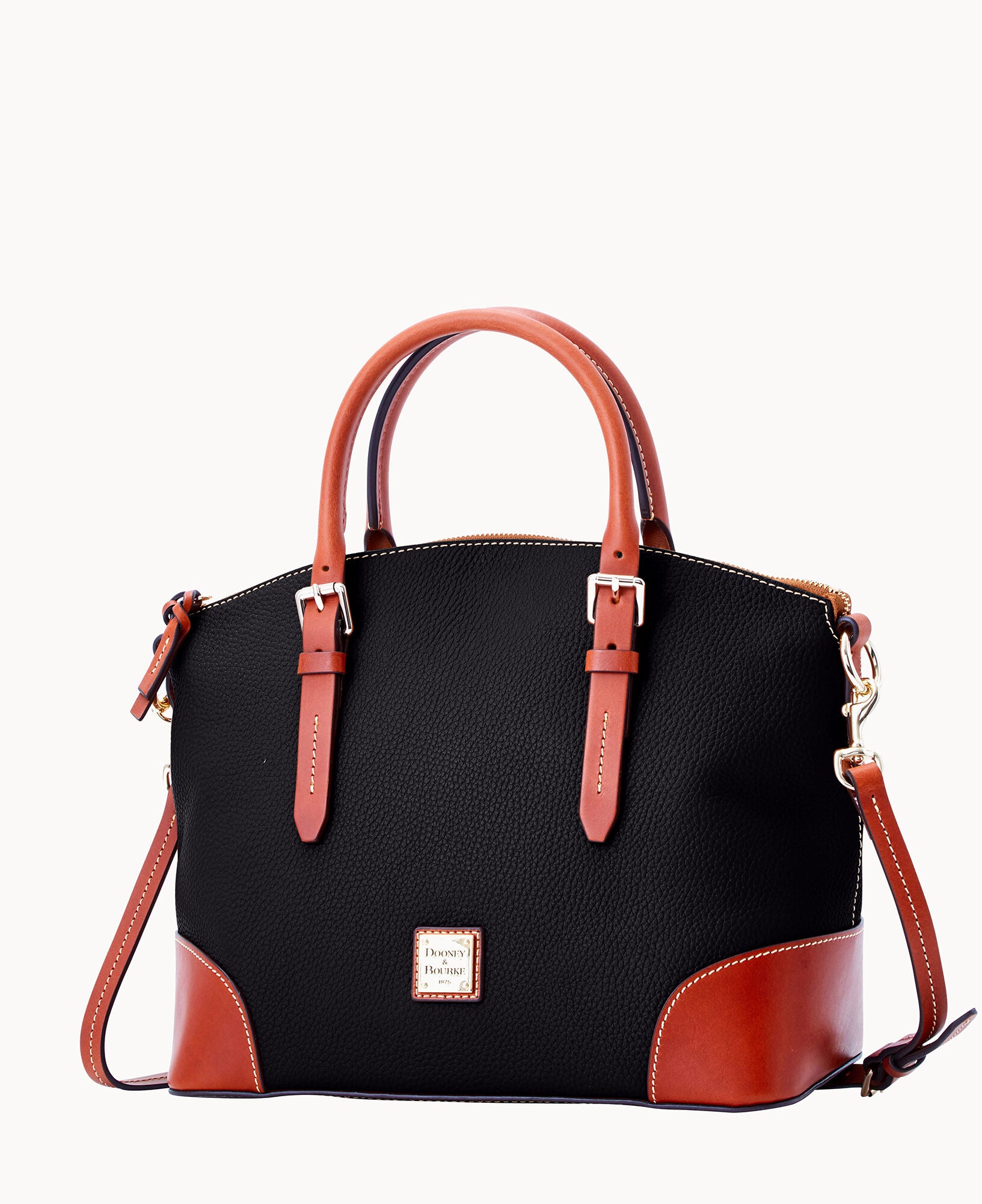 Pebble Grain Domed Satchel - Image 7